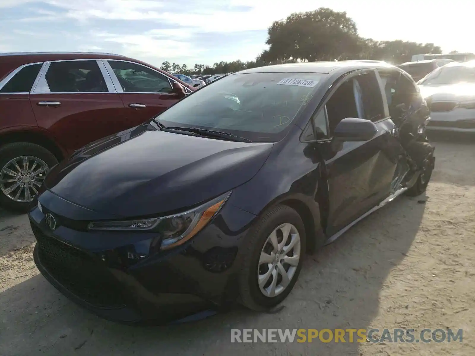 2 Photograph of a damaged car 5YFEPRAE6LP106835 TOYOTA COROLLA 2020