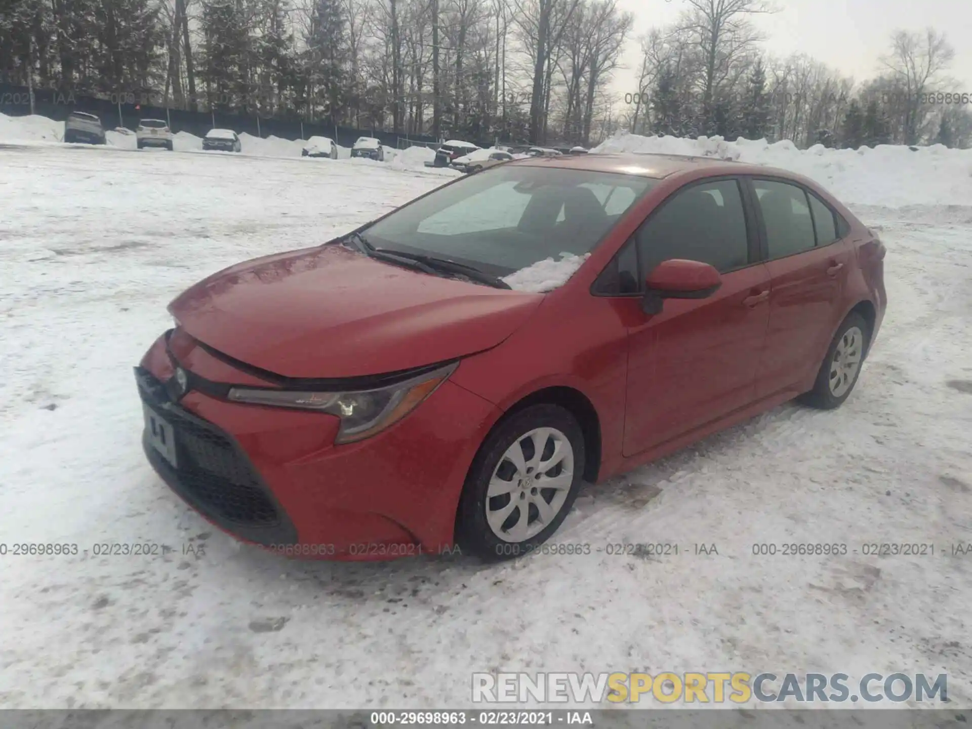 2 Photograph of a damaged car 5YFEPRAE6LP108276 TOYOTA COROLLA 2020