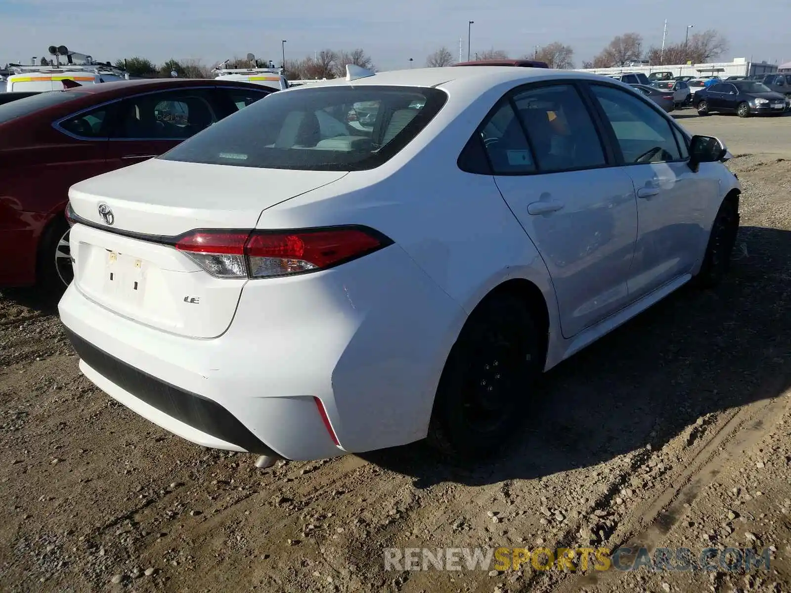 4 Photograph of a damaged car 5YFEPRAE6LP108360 TOYOTA COROLLA 2020