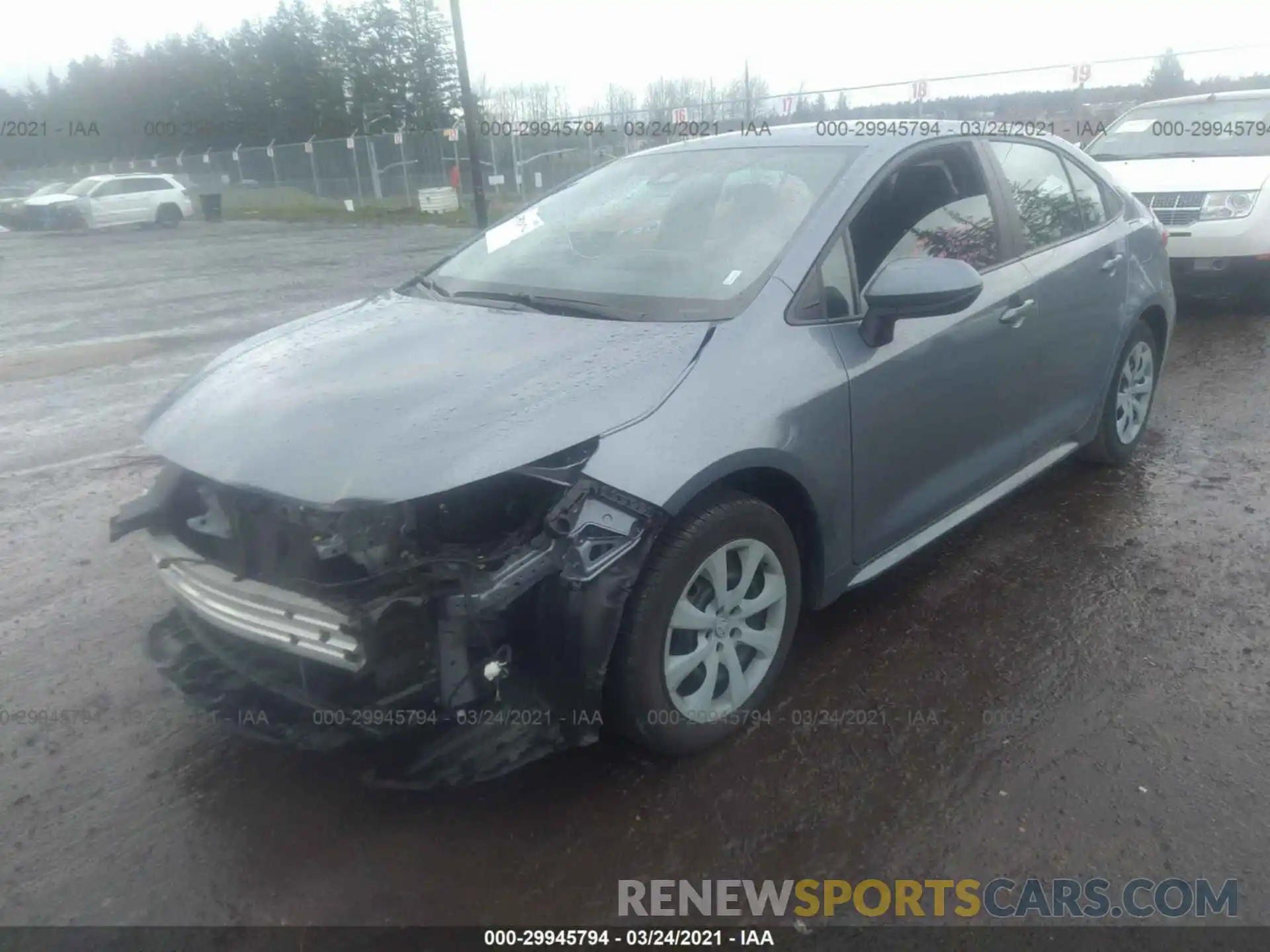 2 Photograph of a damaged car 5YFEPRAE6LP108441 TOYOTA COROLLA 2020