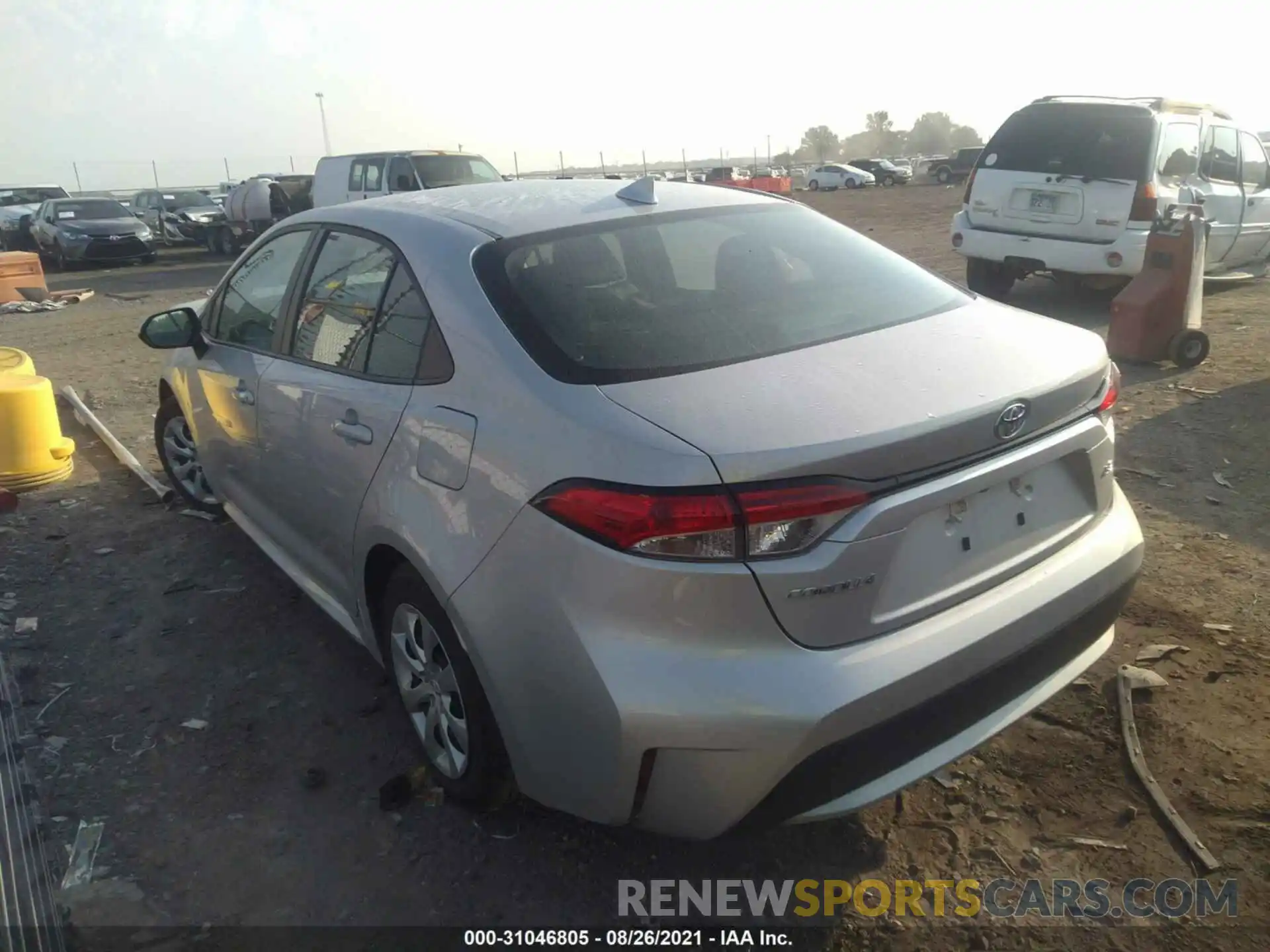 3 Photograph of a damaged car 5YFEPRAE6LP108519 TOYOTA COROLLA 2020