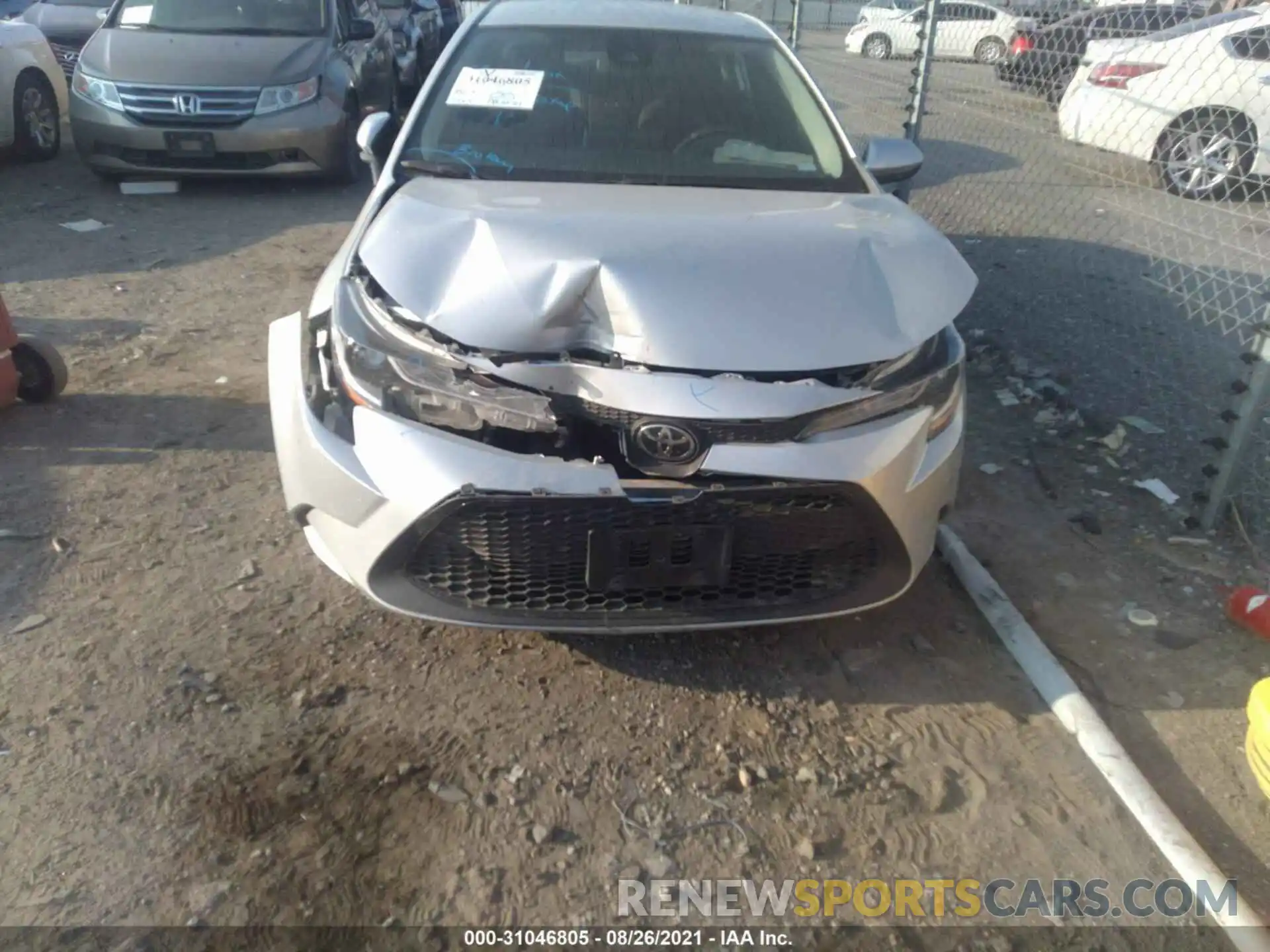 6 Photograph of a damaged car 5YFEPRAE6LP108519 TOYOTA COROLLA 2020