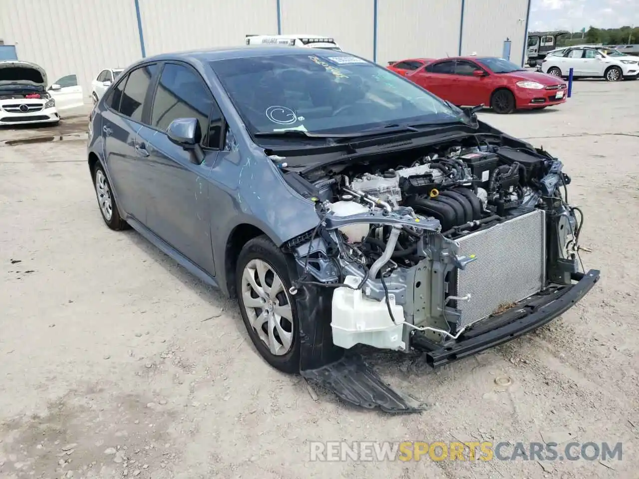 1 Photograph of a damaged car 5YFEPRAE6LP108827 TOYOTA COROLLA 2020