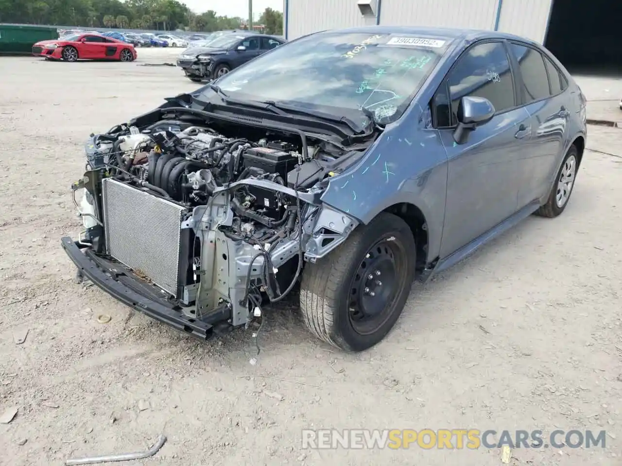 2 Photograph of a damaged car 5YFEPRAE6LP108827 TOYOTA COROLLA 2020