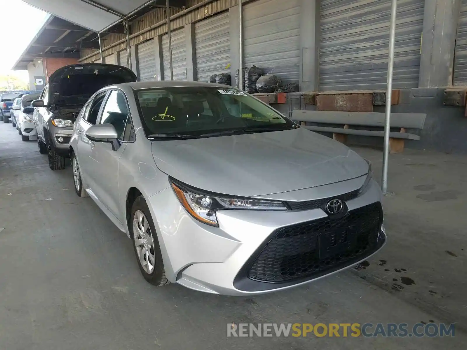 1 Photograph of a damaged car 5YFEPRAE6LP110318 TOYOTA COROLLA 2020