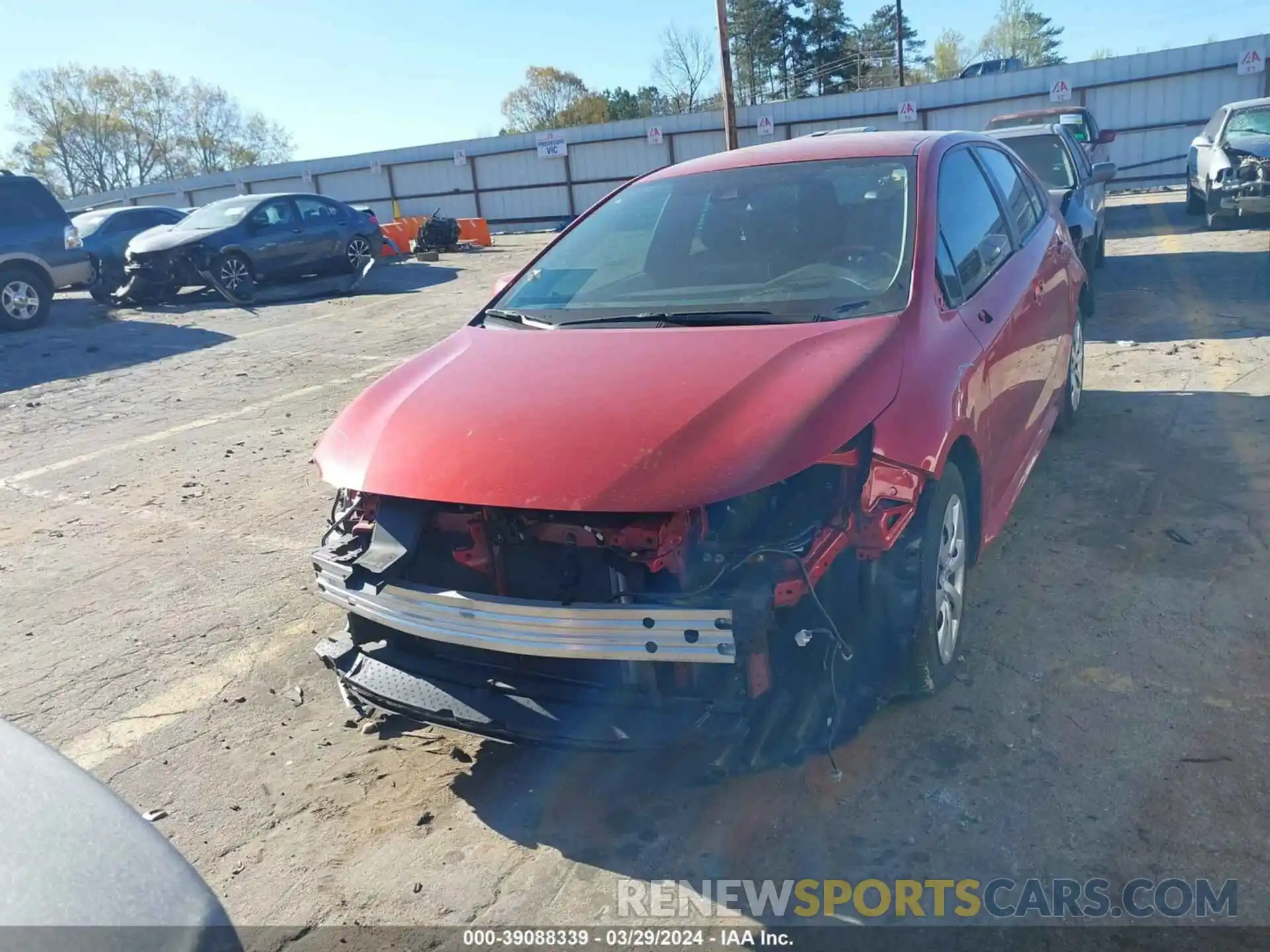 12 Photograph of a damaged car 5YFEPRAE6LP110528 TOYOTA COROLLA 2020