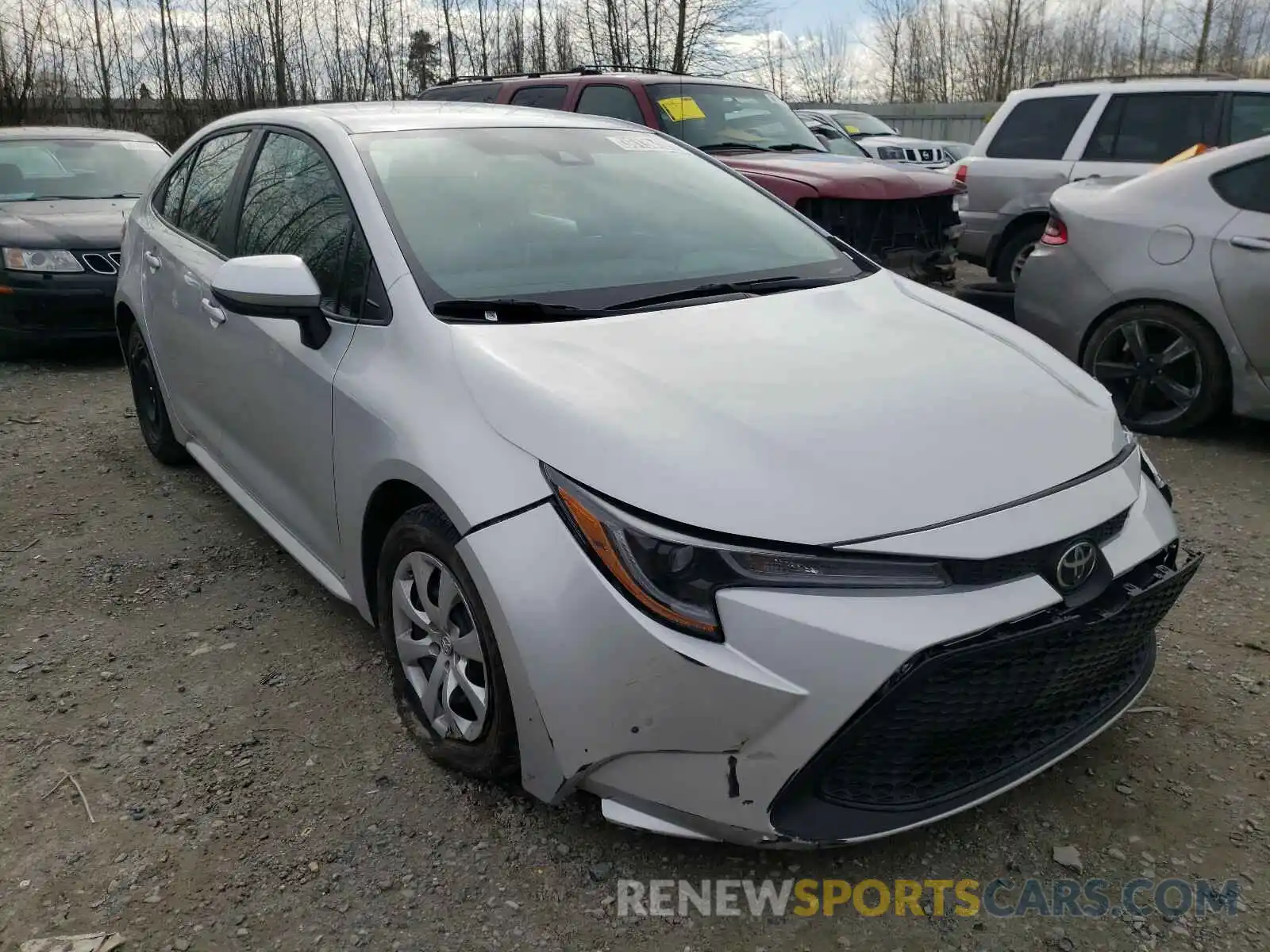 1 Photograph of a damaged car 5YFEPRAE6LP110769 TOYOTA COROLLA 2020