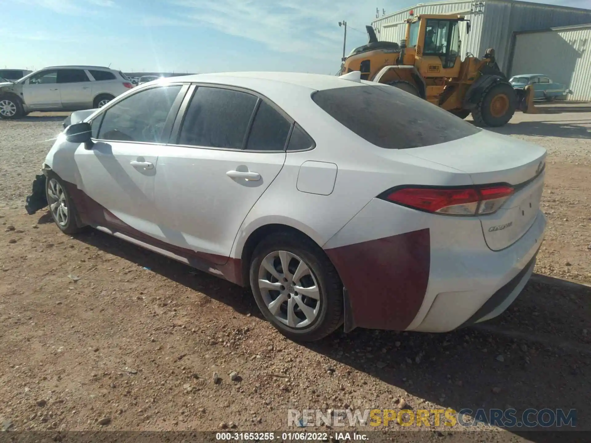 3 Photograph of a damaged car 5YFEPRAE6LP111422 TOYOTA COROLLA 2020