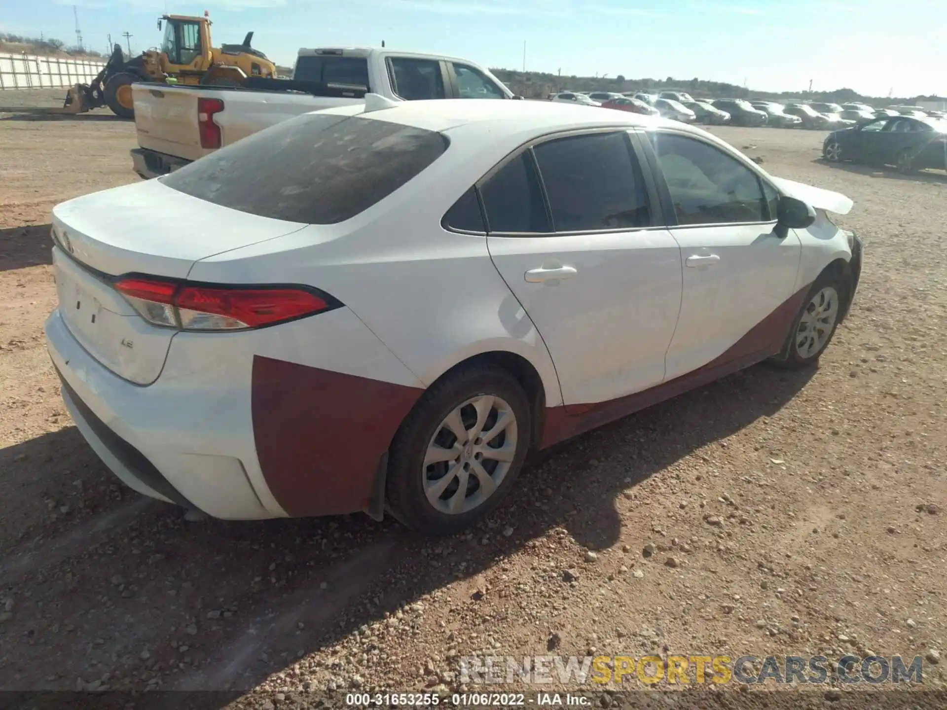 4 Photograph of a damaged car 5YFEPRAE6LP111422 TOYOTA COROLLA 2020