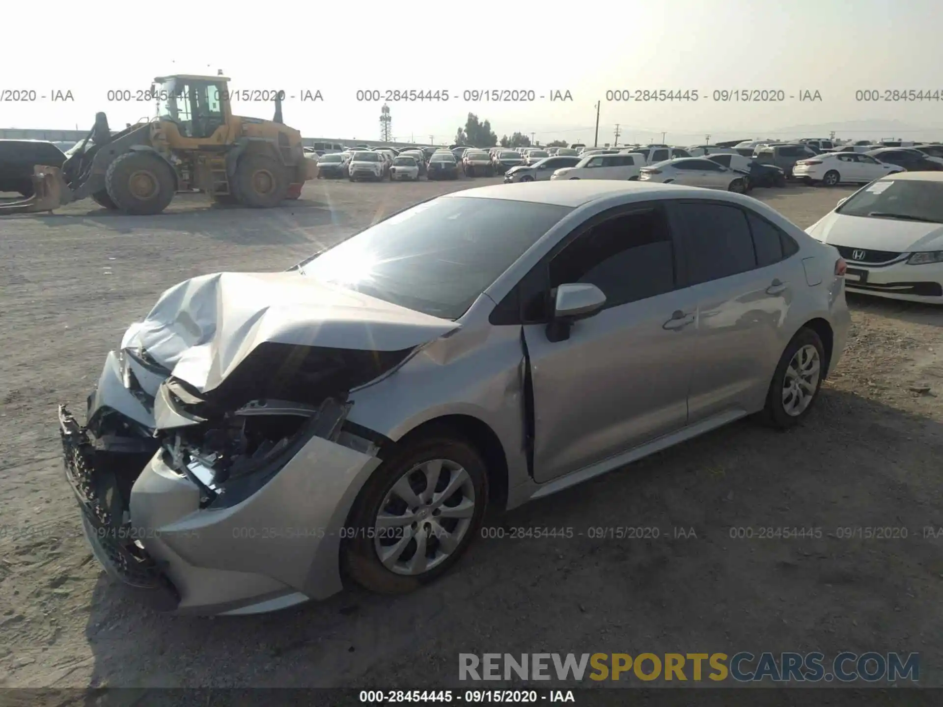 2 Photograph of a damaged car 5YFEPRAE6LP111677 TOYOTA COROLLA 2020