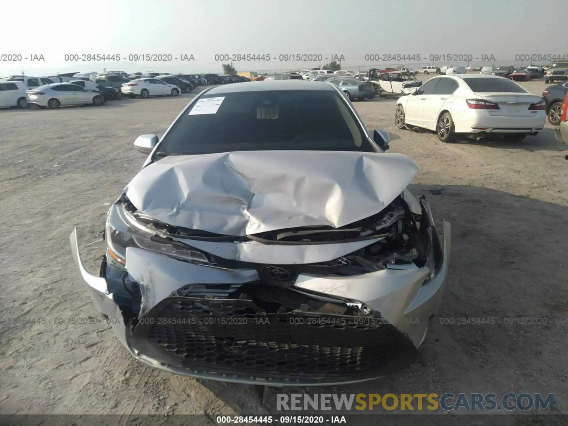 6 Photograph of a damaged car 5YFEPRAE6LP111677 TOYOTA COROLLA 2020