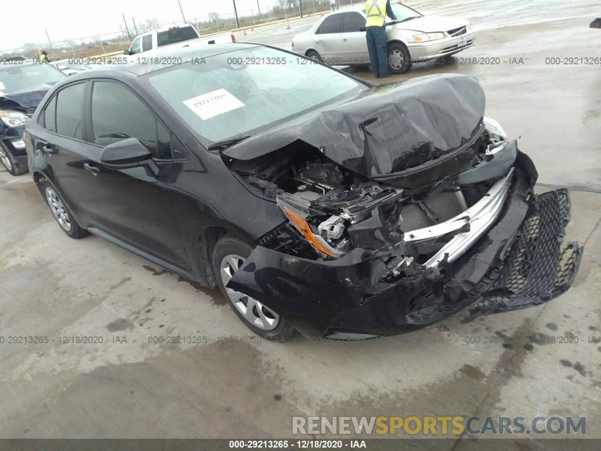 1 Photograph of a damaged car 5YFEPRAE6LP113476 TOYOTA COROLLA 2020