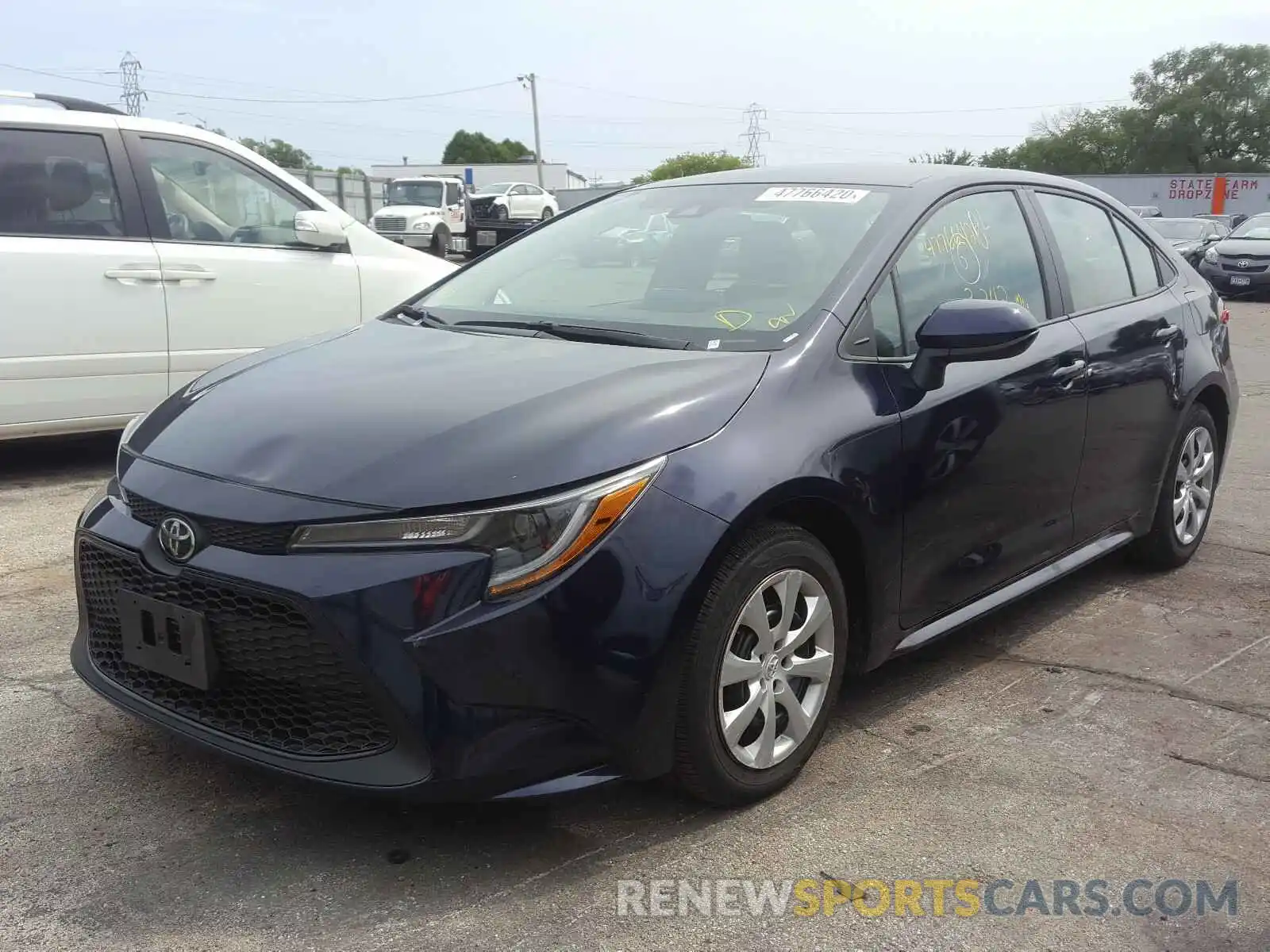 2 Photograph of a damaged car 5YFEPRAE6LP113798 TOYOTA COROLLA 2020