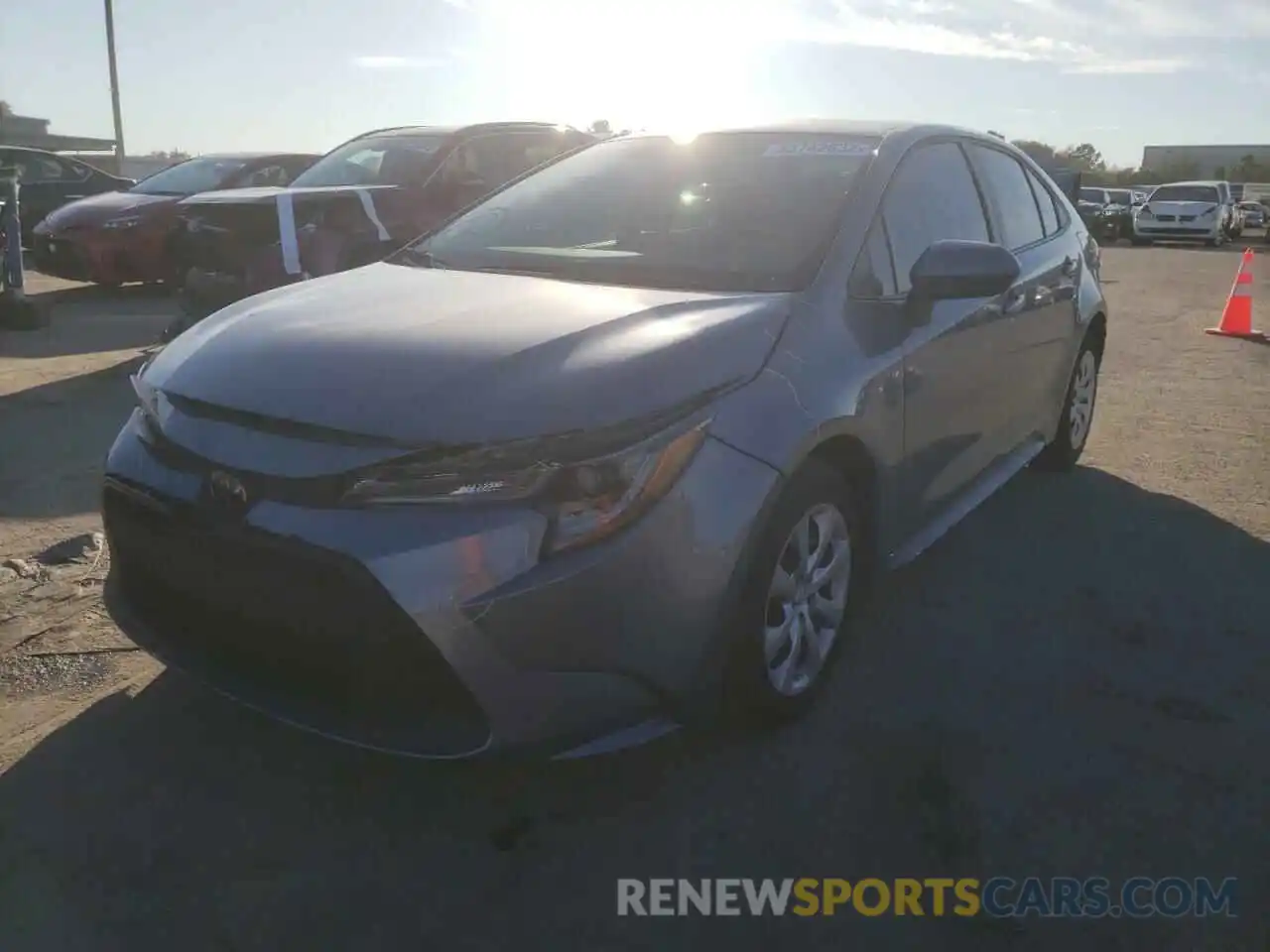 2 Photograph of a damaged car 5YFEPRAE6LP113946 TOYOTA COROLLA 2020