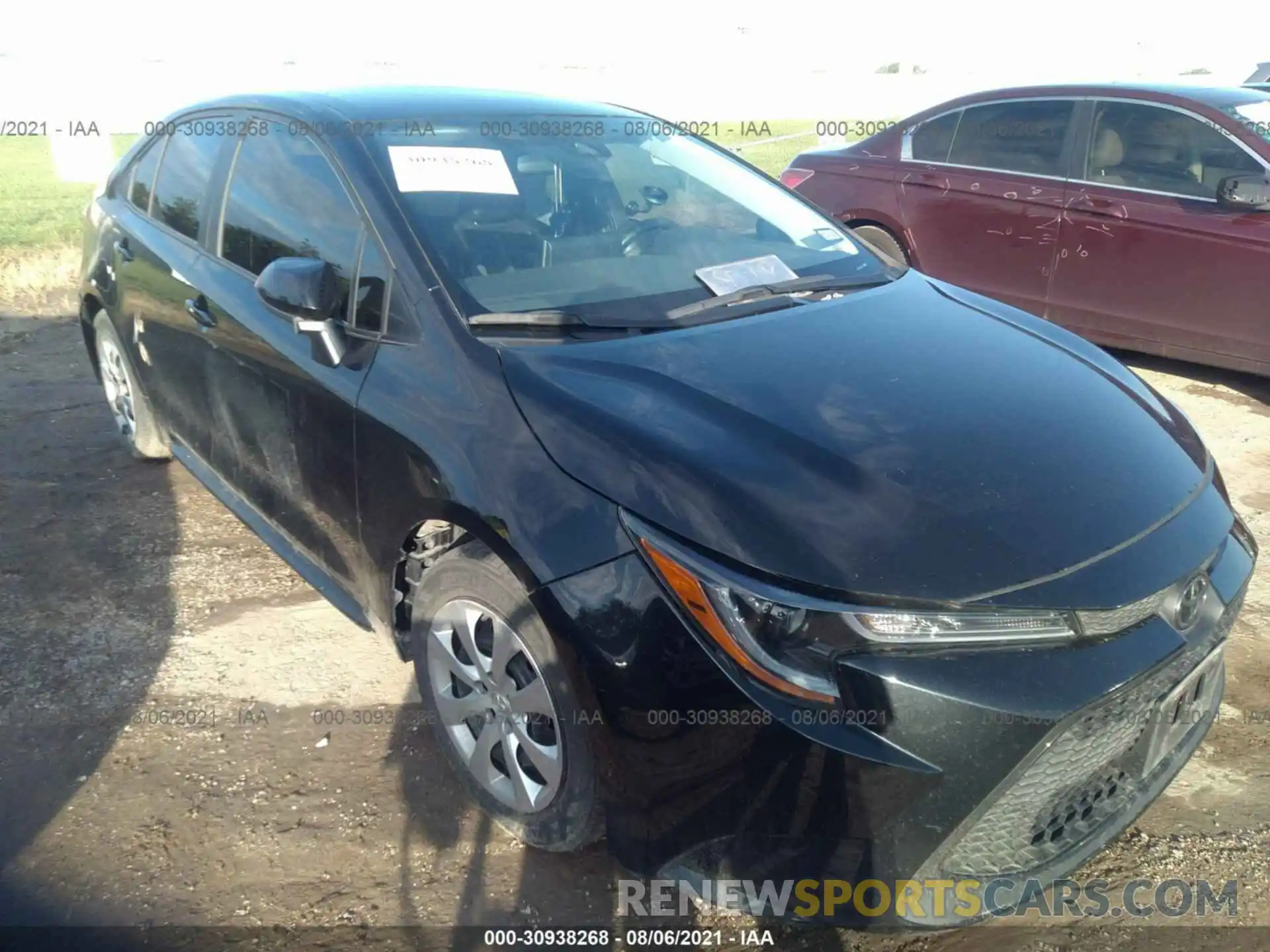 1 Photograph of a damaged car 5YFEPRAE6LP114594 TOYOTA COROLLA 2020