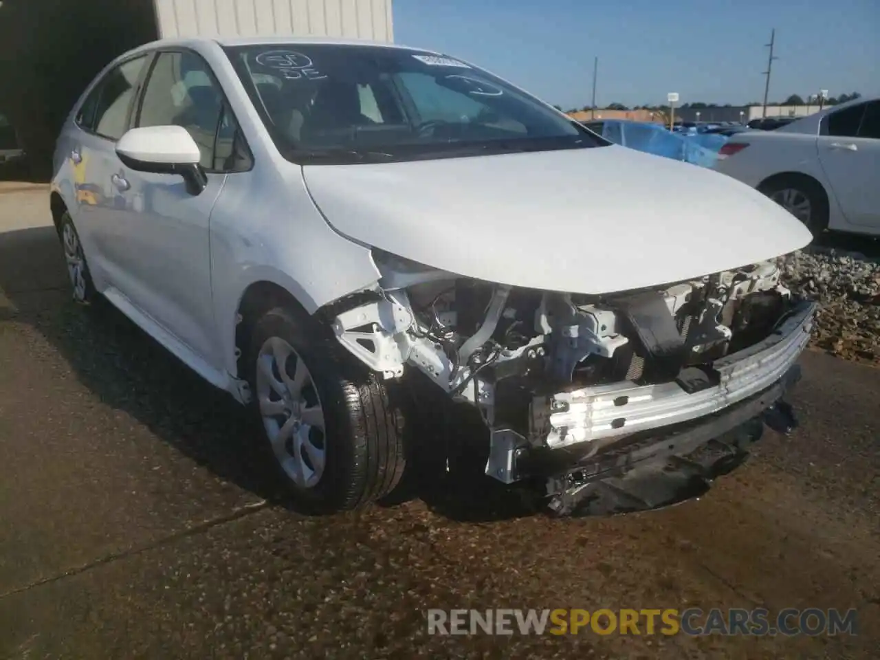 1 Photograph of a damaged car 5YFEPRAE6LP114840 TOYOTA COROLLA 2020