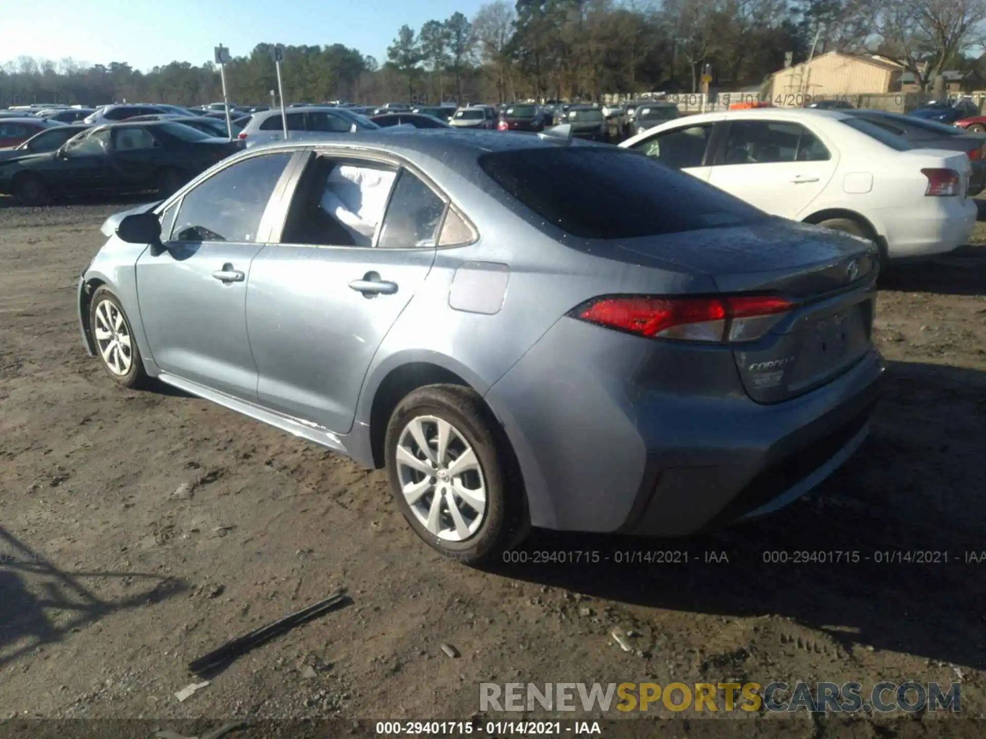 3 Photograph of a damaged car 5YFEPRAE6LP116183 TOYOTA COROLLA 2020