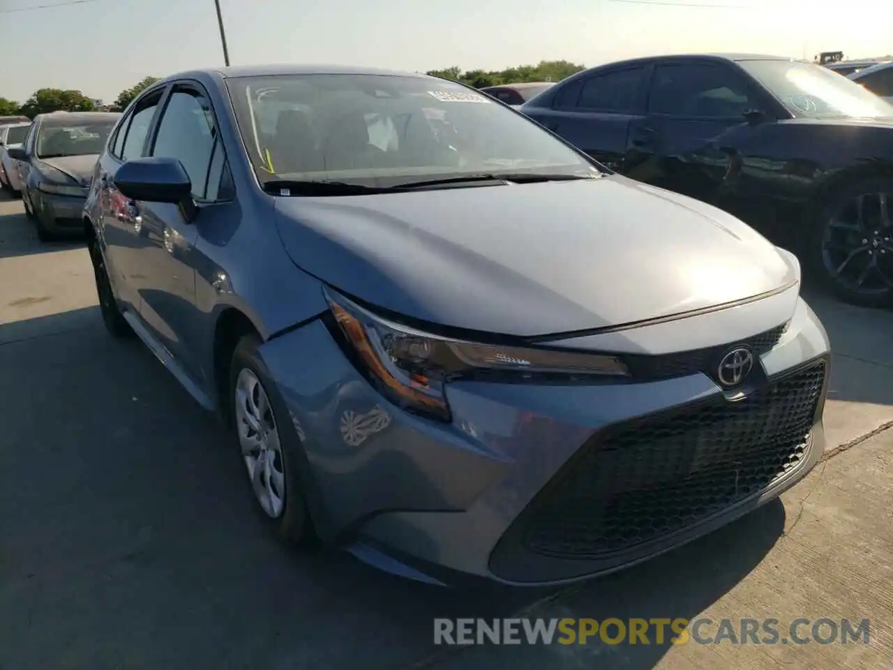 1 Photograph of a damaged car 5YFEPRAE6LP116457 TOYOTA COROLLA 2020