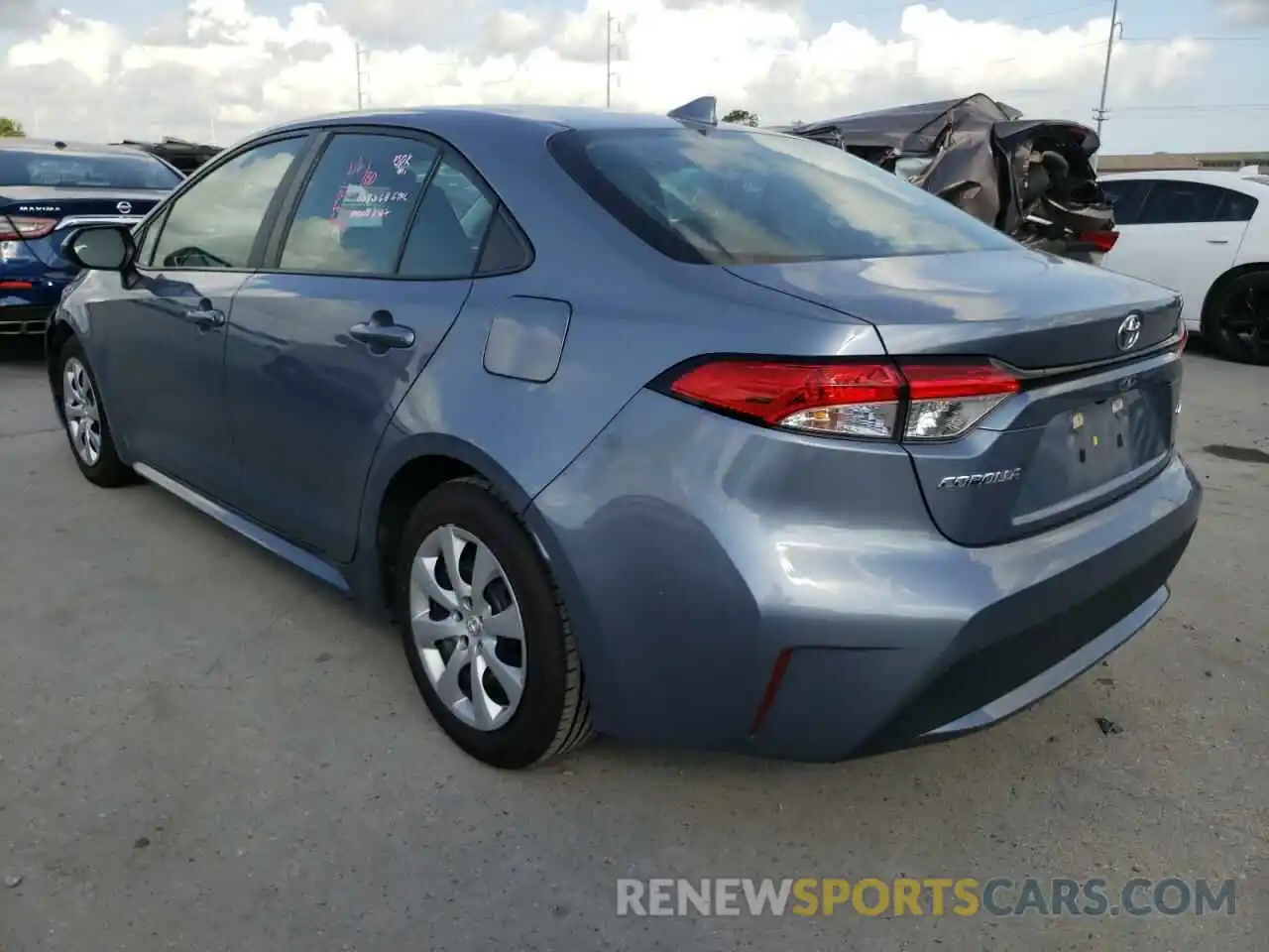 3 Photograph of a damaged car 5YFEPRAE6LP117611 TOYOTA COROLLA 2020