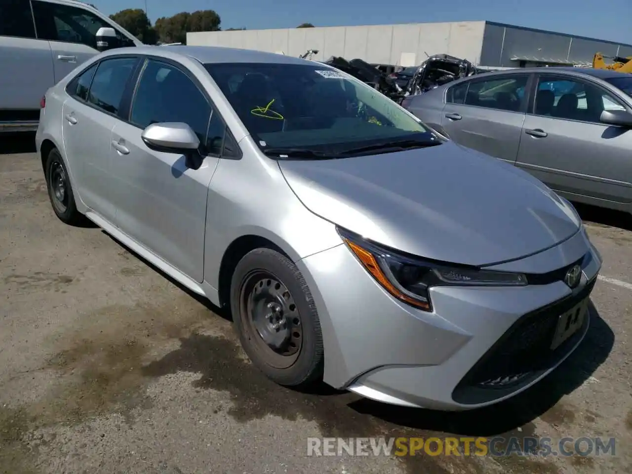 1 Photograph of a damaged car 5YFEPRAE6LP117835 TOYOTA COROLLA 2020