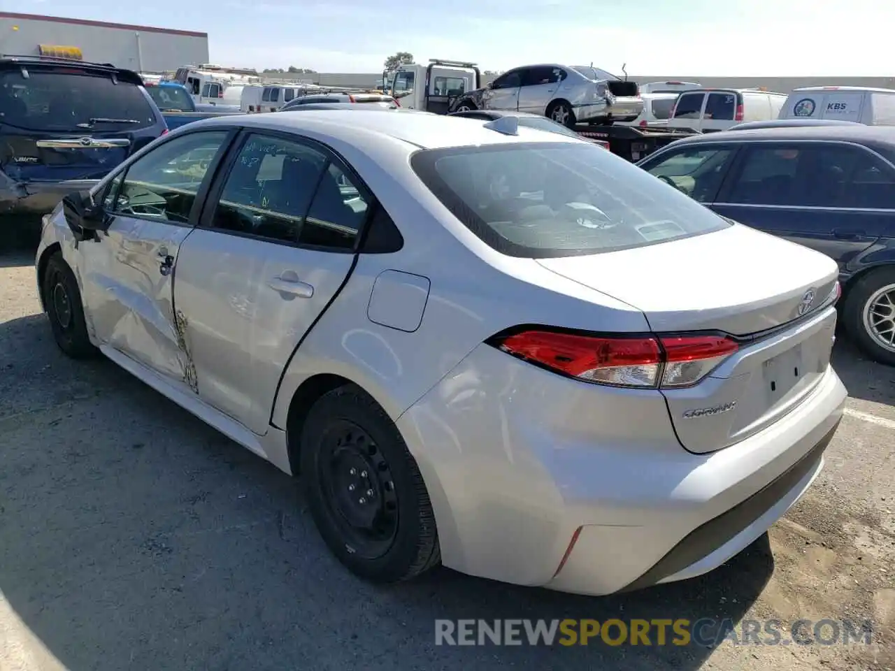 3 Photograph of a damaged car 5YFEPRAE6LP117835 TOYOTA COROLLA 2020