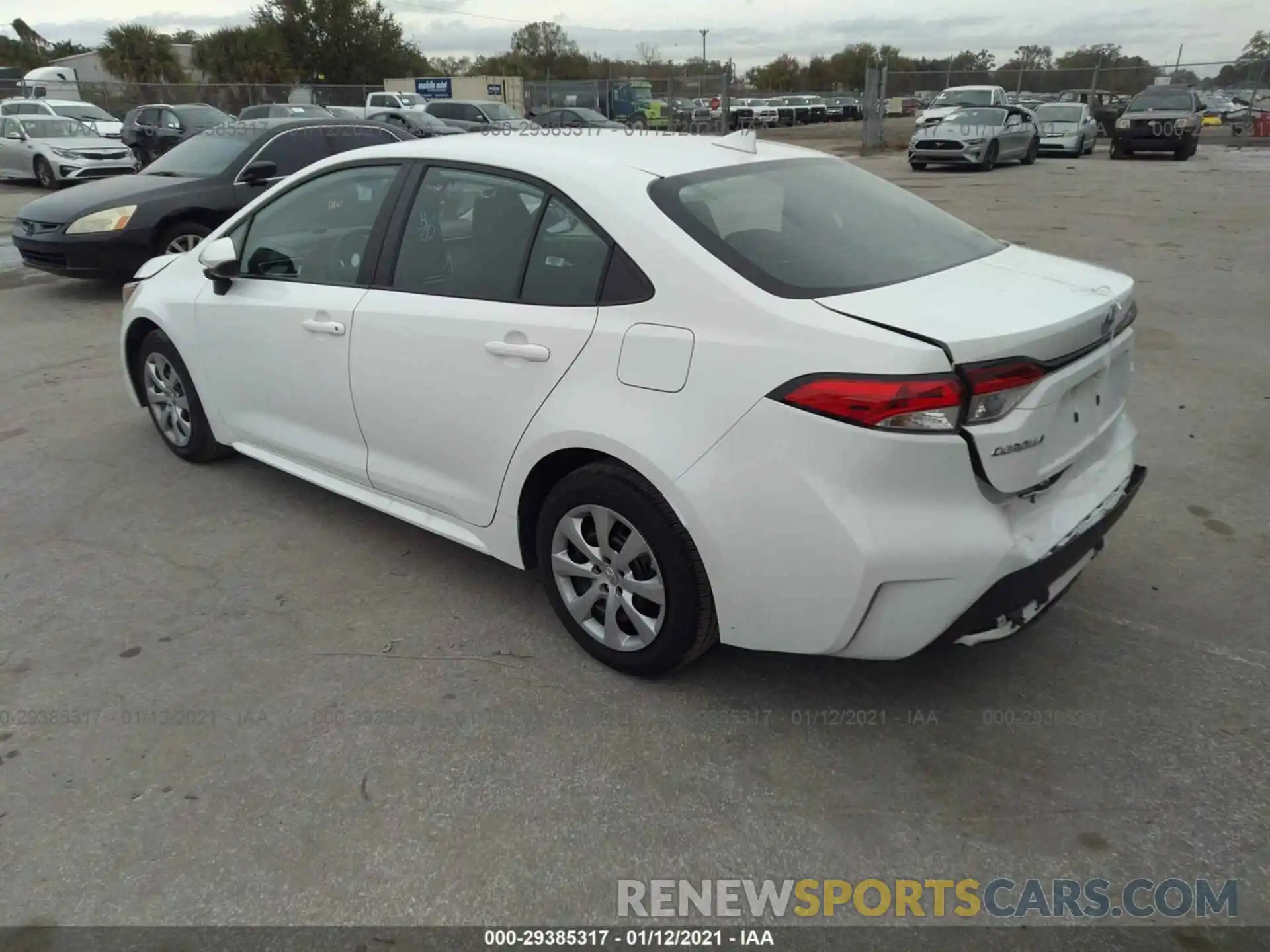 3 Photograph of a damaged car 5YFEPRAE6LP117981 TOYOTA COROLLA 2020