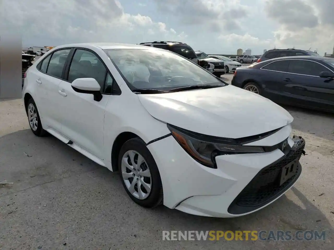 1 Photograph of a damaged car 5YFEPRAE6LP119715 TOYOTA COROLLA 2020