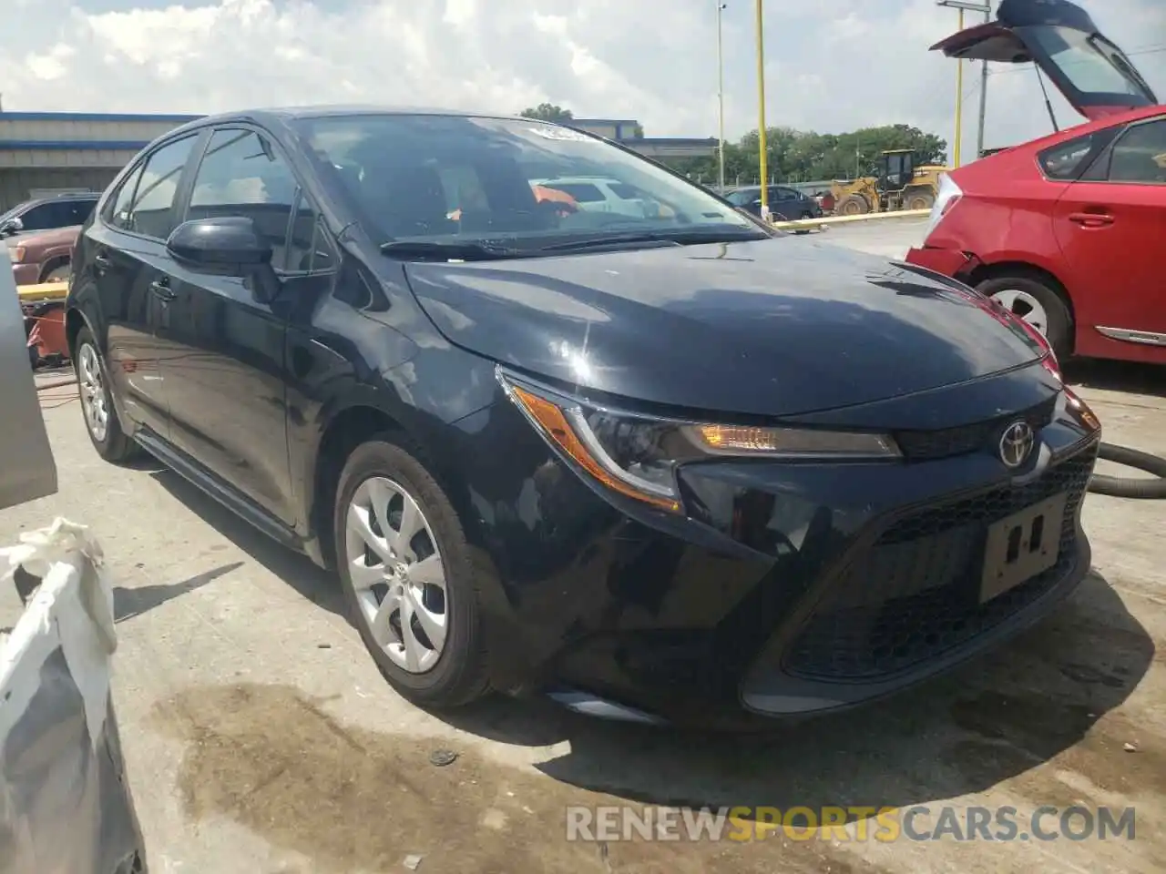 1 Photograph of a damaged car 5YFEPRAE6LP119844 TOYOTA COROLLA 2020