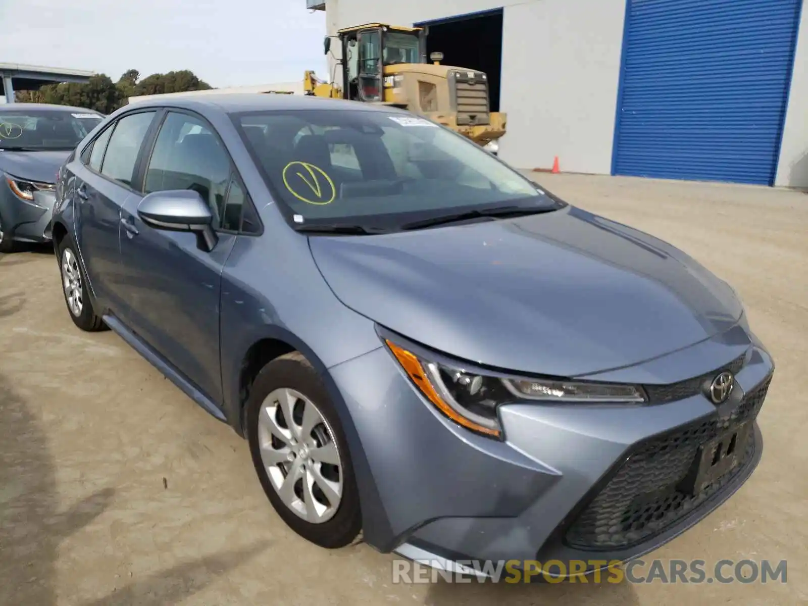 1 Photograph of a damaged car 5YFEPRAE6LP120024 TOYOTA COROLLA 2020