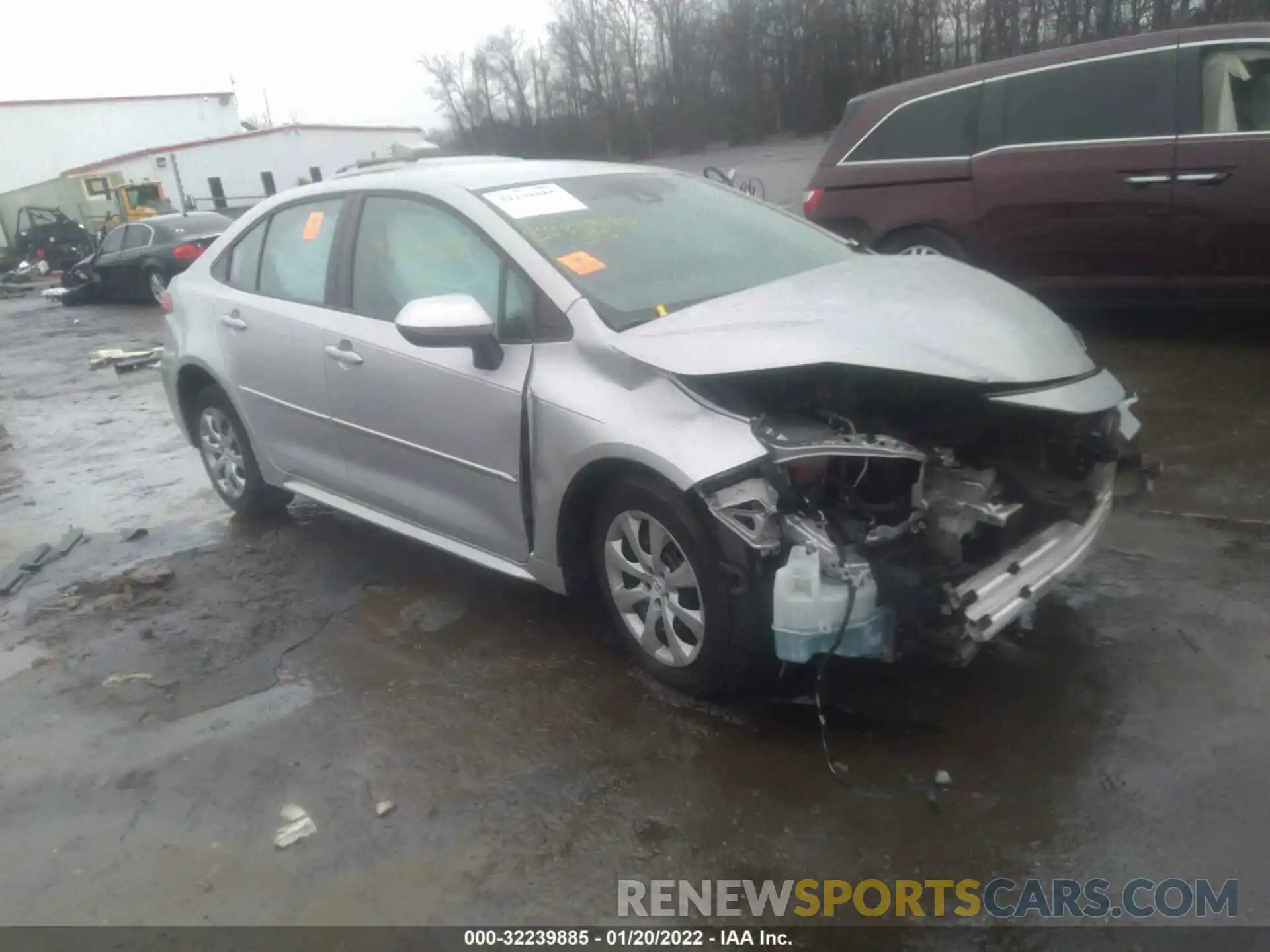 1 Photograph of a damaged car 5YFEPRAE6LP120184 TOYOTA COROLLA 2020