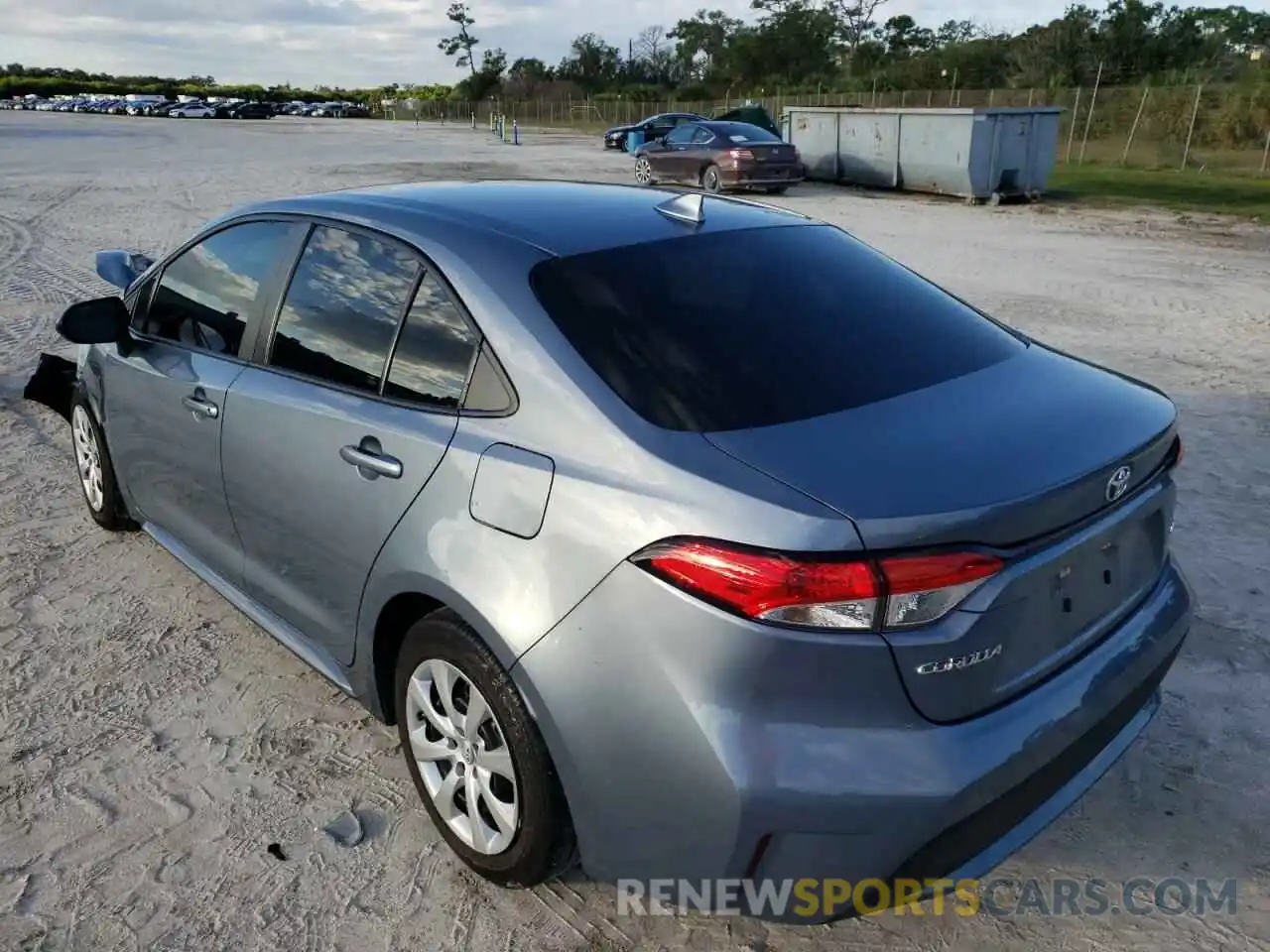 3 Photograph of a damaged car 5YFEPRAE6LP120685 TOYOTA COROLLA 2020