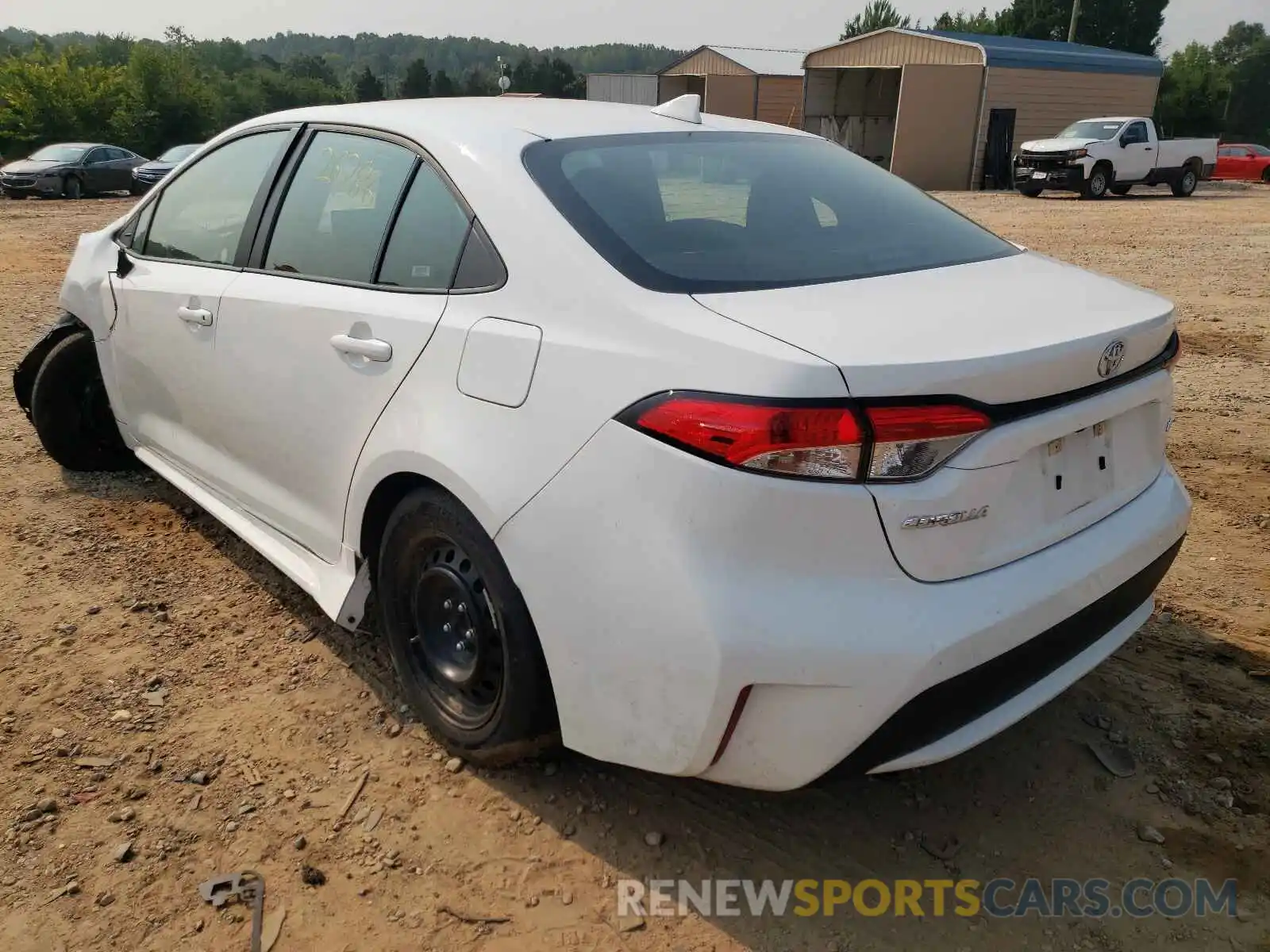 3 Photograph of a damaged car 5YFEPRAE6LP121545 TOYOTA COROLLA 2020