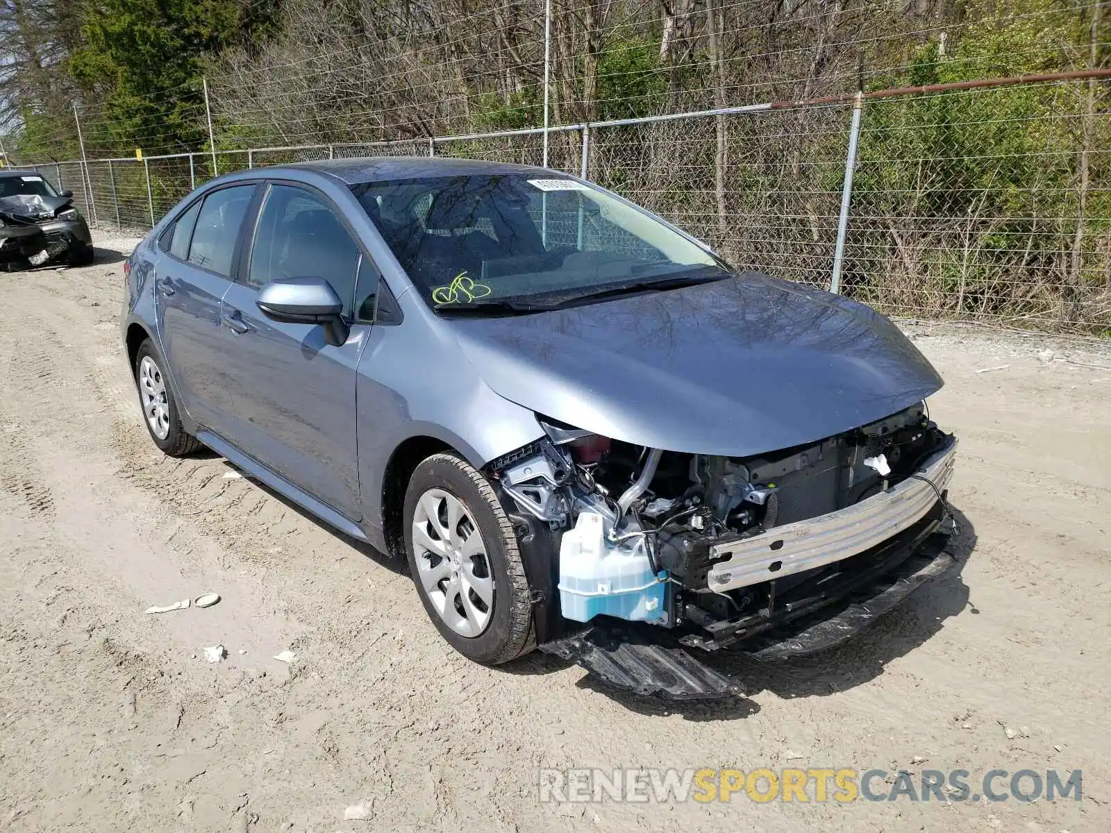 1 Photograph of a damaged car 5YFEPRAE6LP123408 TOYOTA COROLLA 2020