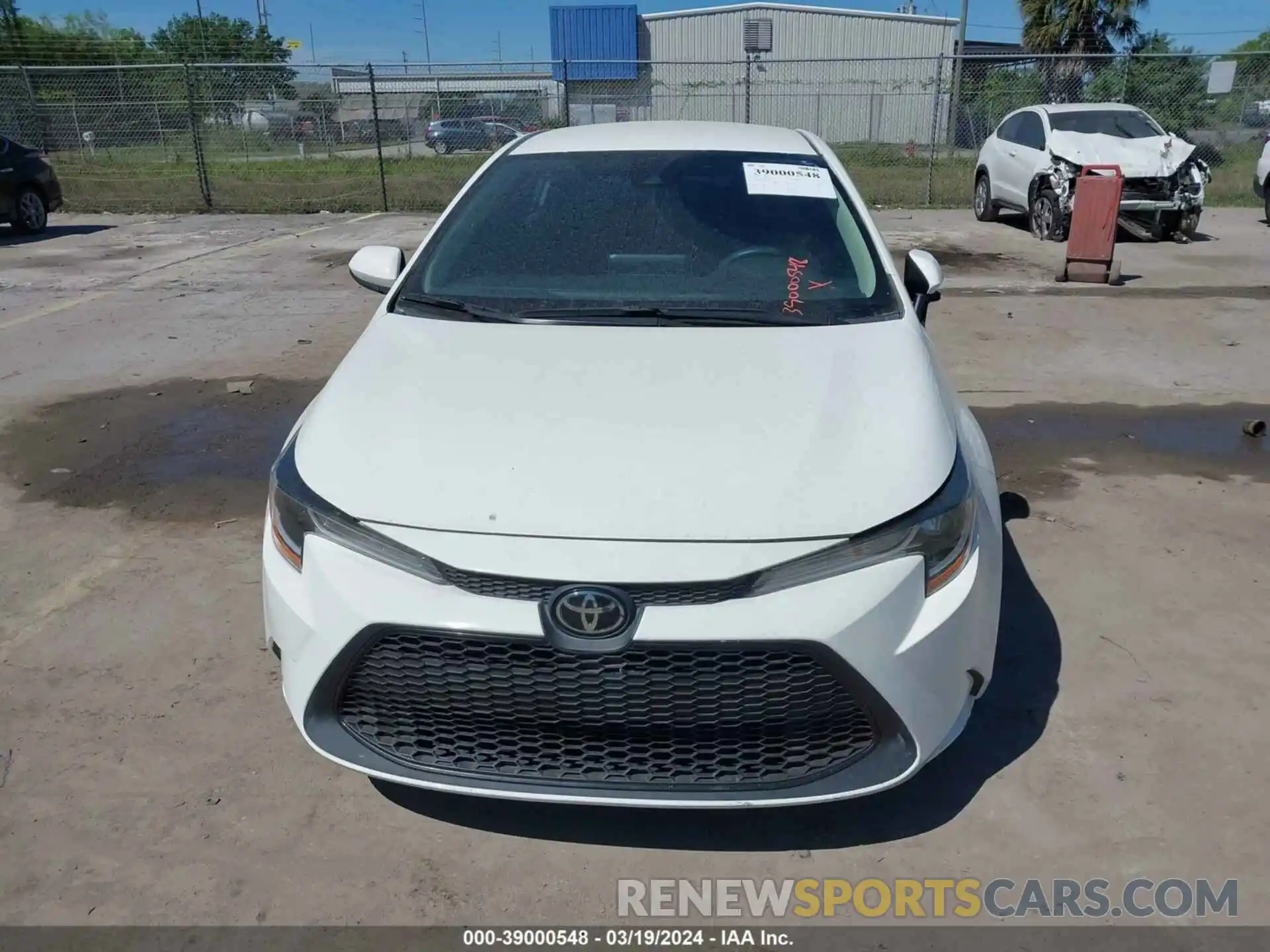 12 Photograph of a damaged car 5YFEPRAE6LP124106 TOYOTA COROLLA 2020