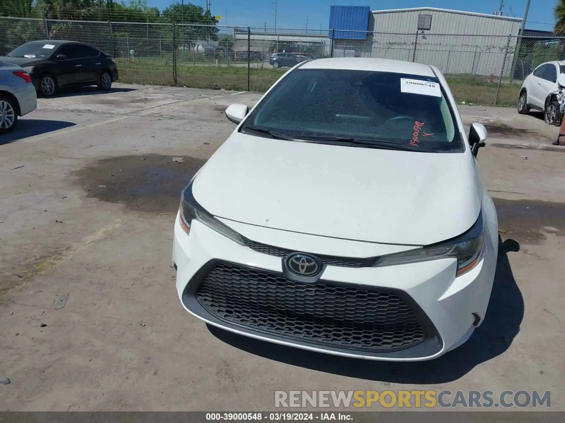 6 Photograph of a damaged car 5YFEPRAE6LP124106 TOYOTA COROLLA 2020