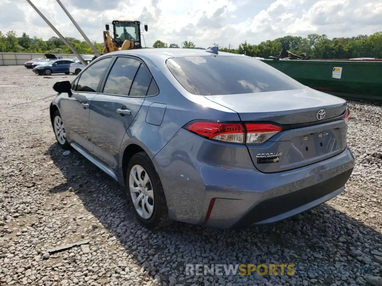 3 Photograph of a damaged car 5YFEPRAE6LP128544 TOYOTA COROLLA 2020