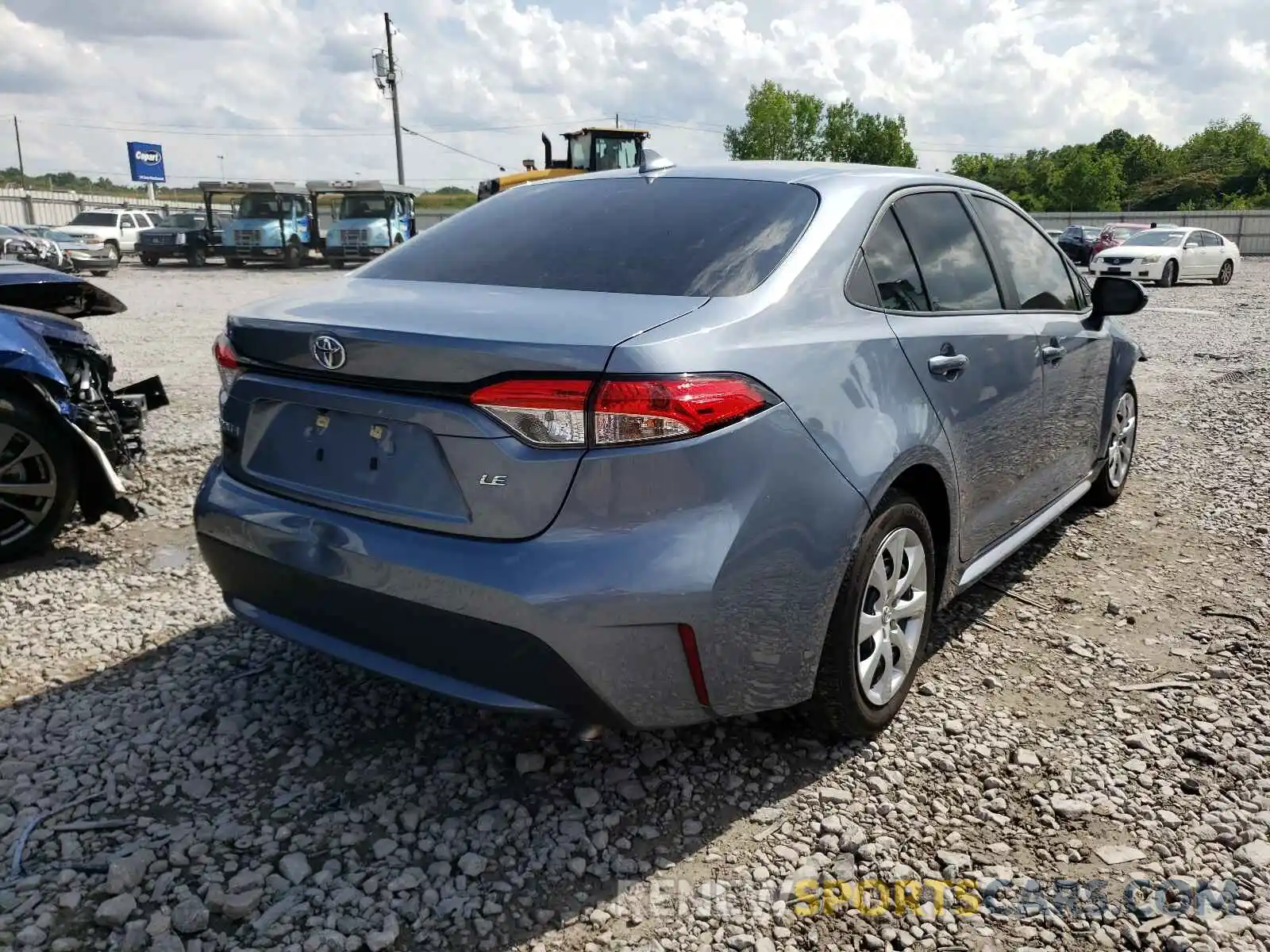 4 Photograph of a damaged car 5YFEPRAE6LP128544 TOYOTA COROLLA 2020