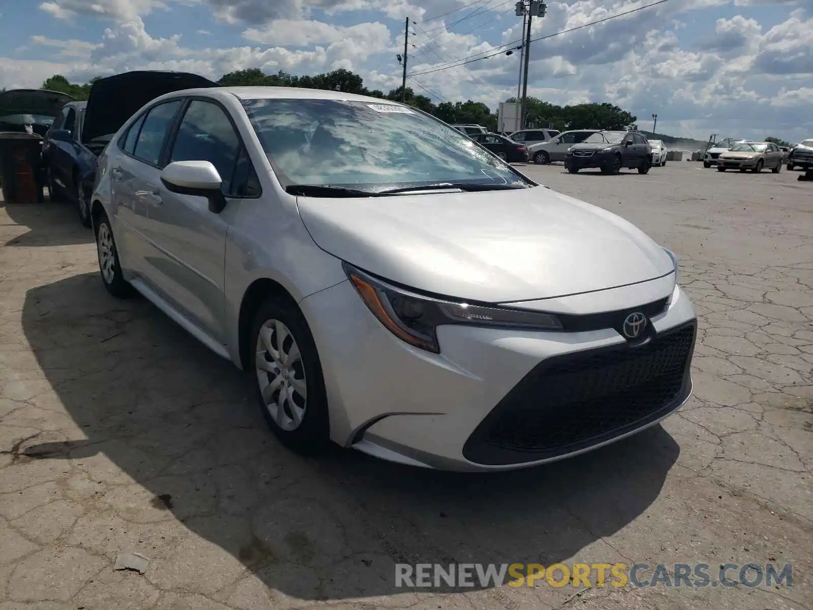 1 Photograph of a damaged car 5YFEPRAE6LP129094 TOYOTA COROLLA 2020