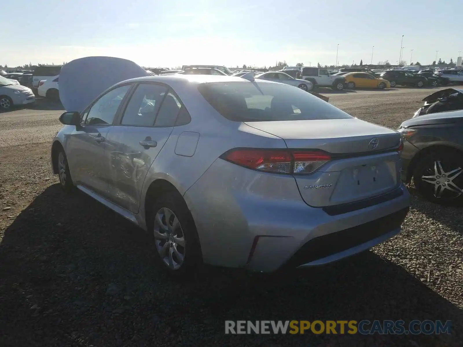 3 Photograph of a damaged car 5YFEPRAE6LP129211 TOYOTA COROLLA 2020