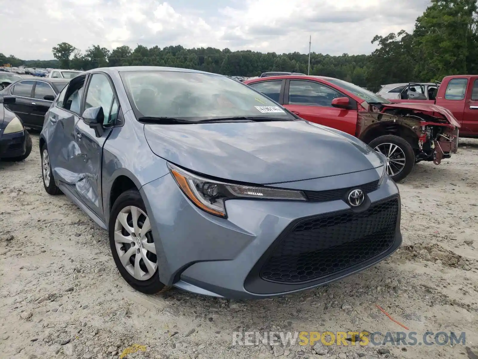 1 Photograph of a damaged car 5YFEPRAE6LP130956 TOYOTA COROLLA 2020