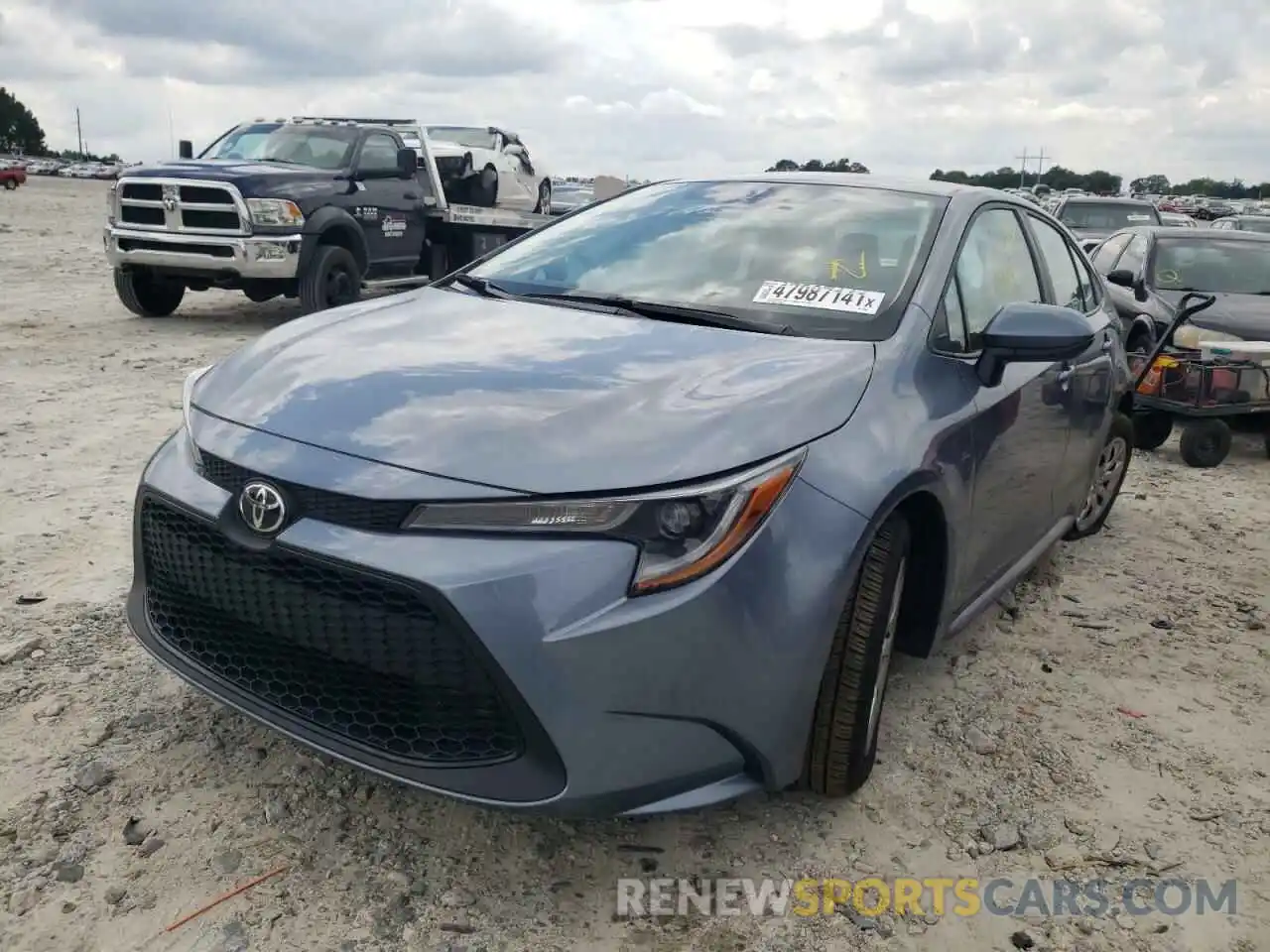 2 Photograph of a damaged car 5YFEPRAE6LP130956 TOYOTA COROLLA 2020