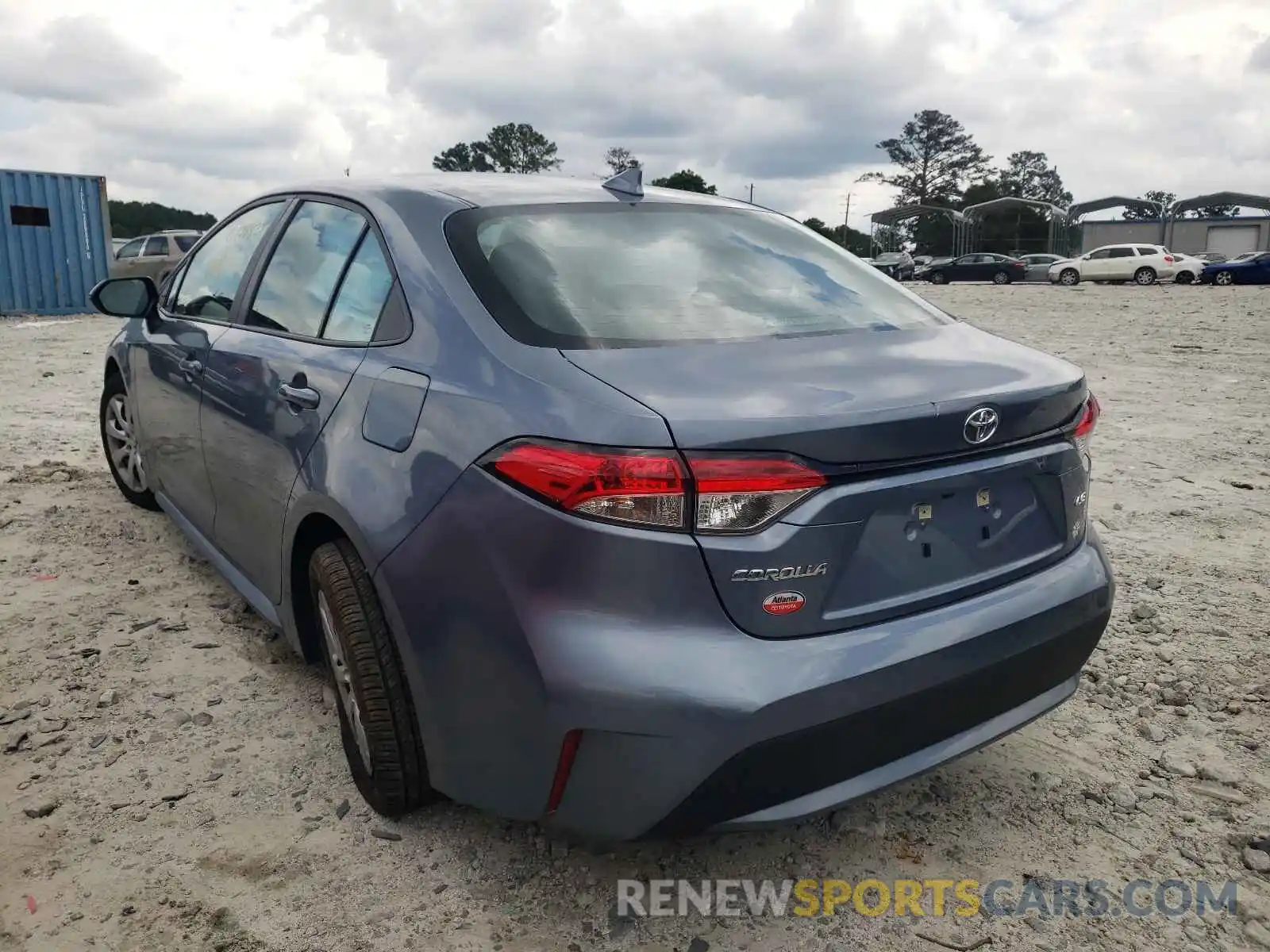 3 Photograph of a damaged car 5YFEPRAE6LP130956 TOYOTA COROLLA 2020