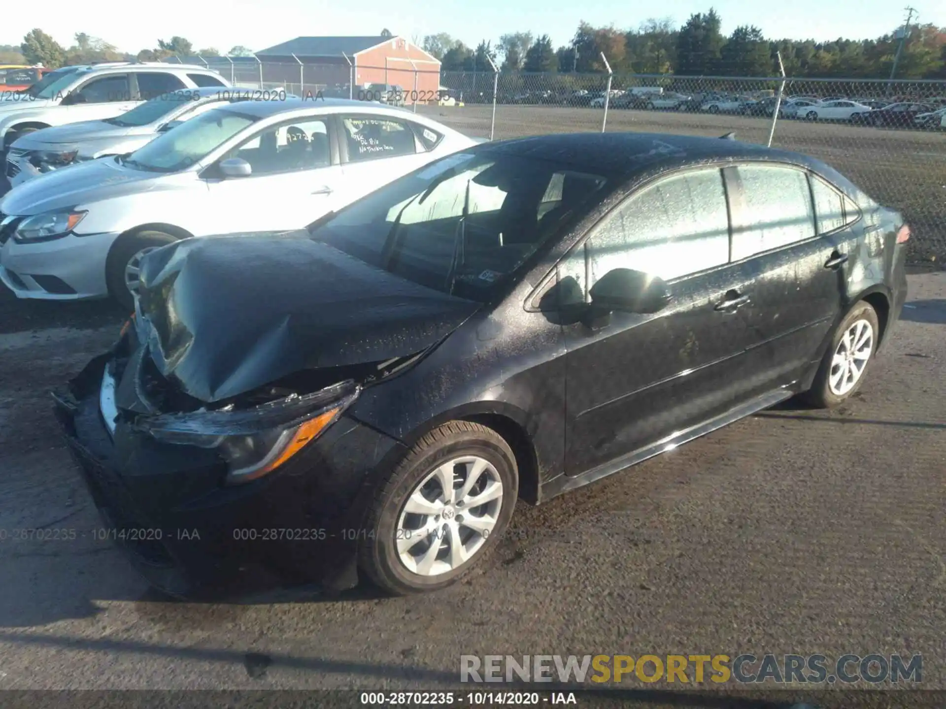 2 Photograph of a damaged car 5YFEPRAE6LP134831 TOYOTA COROLLA 2020