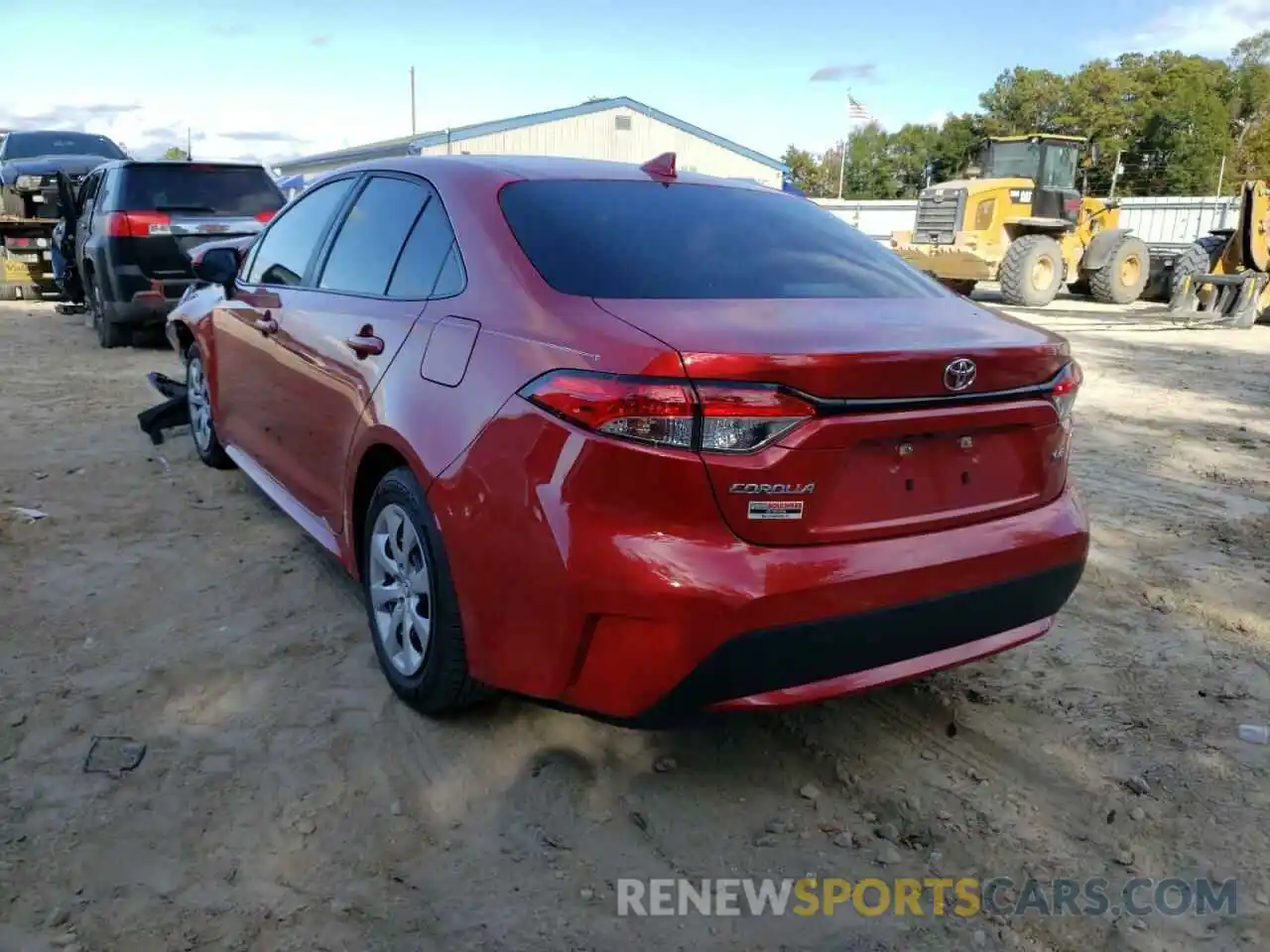 3 Photograph of a damaged car 5YFEPRAE6LP136014 TOYOTA COROLLA 2020