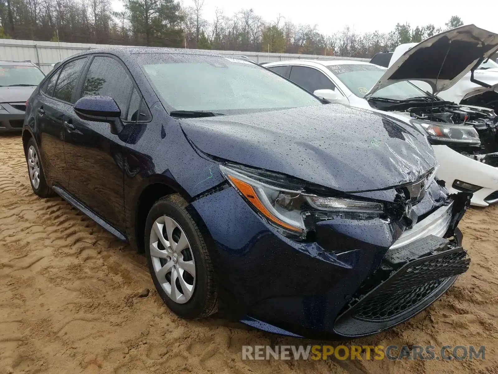 1 Photograph of a damaged car 5YFEPRAE6LP136305 TOYOTA COROLLA 2020