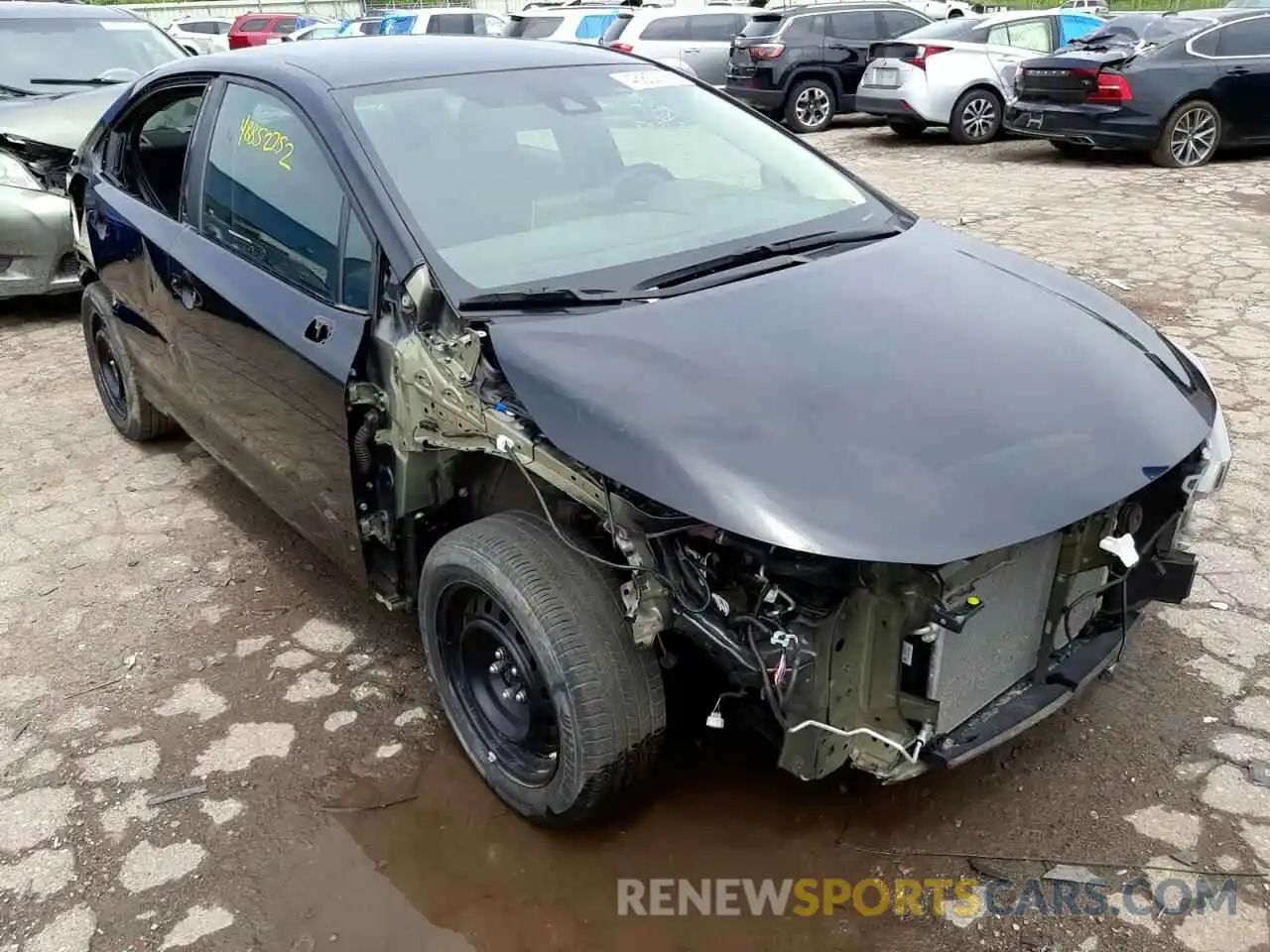 1 Photograph of a damaged car 5YFEPRAE6LP143089 TOYOTA COROLLA 2020