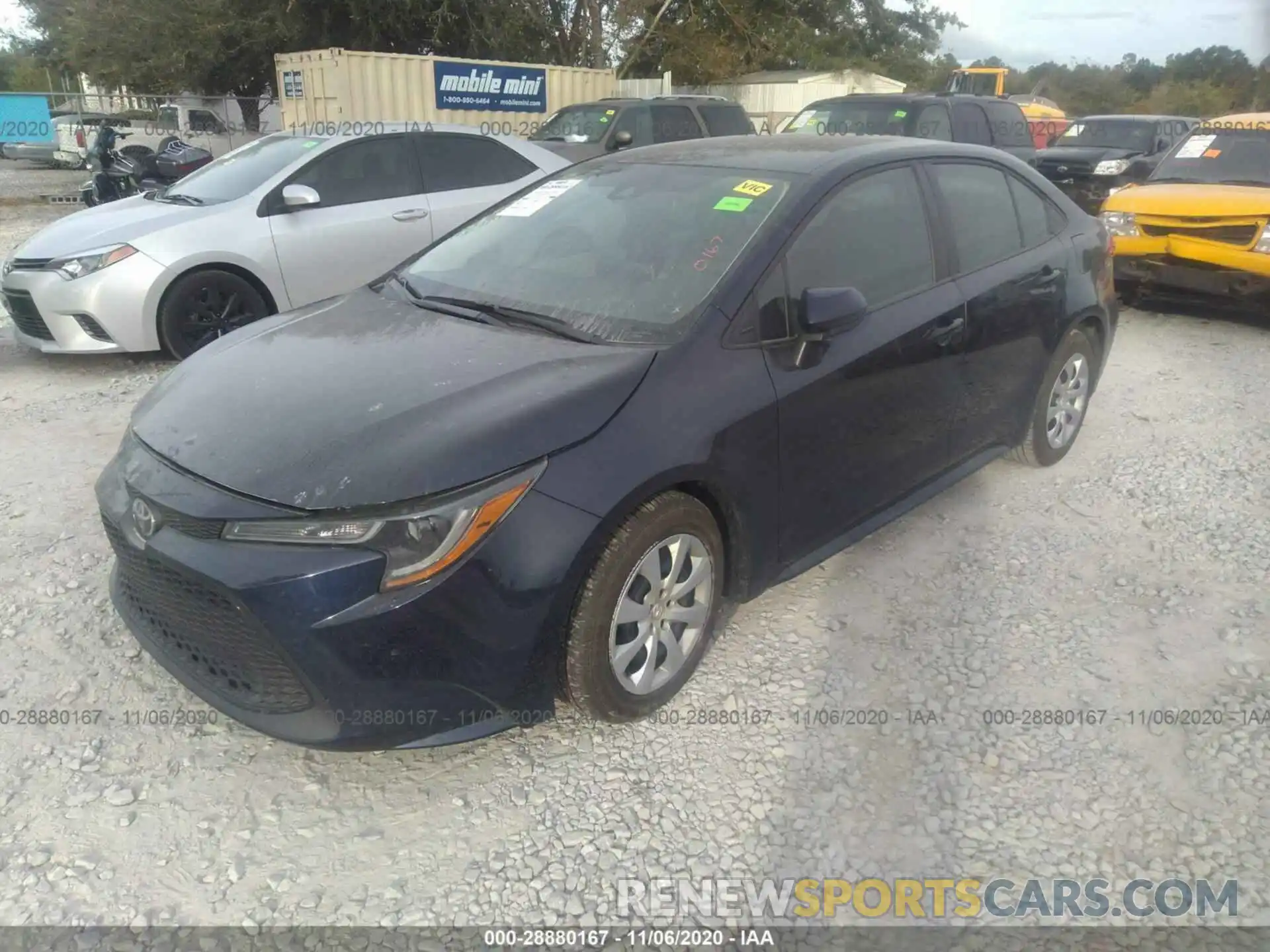 2 Photograph of a damaged car 5YFEPRAE6LP143996 TOYOTA COROLLA 2020