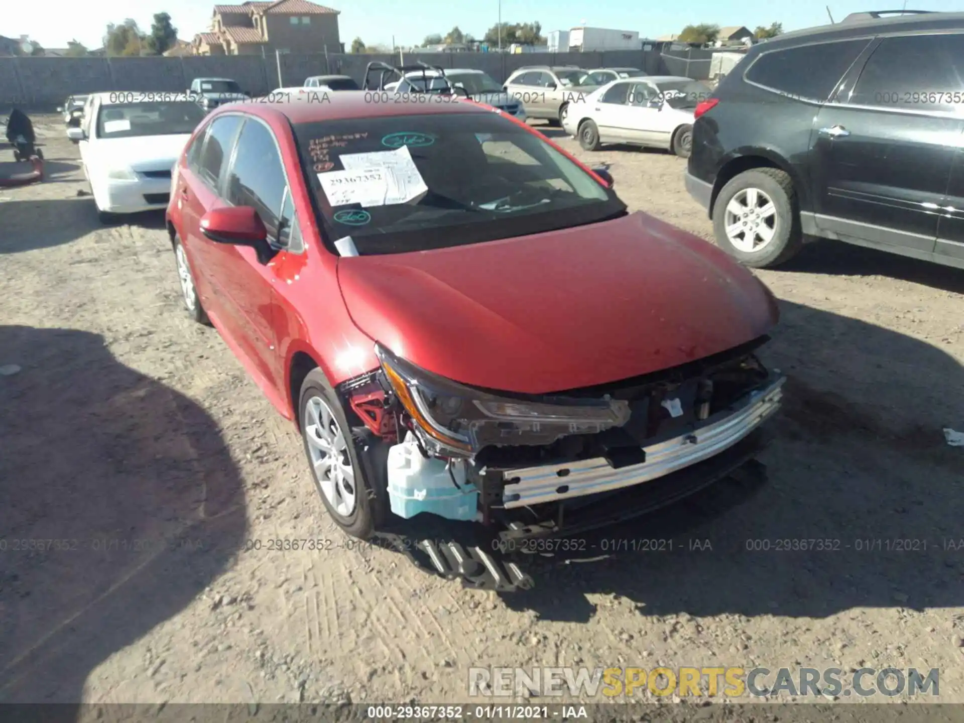 6 Photograph of a damaged car 5YFEPRAE6LP144663 TOYOTA COROLLA 2020