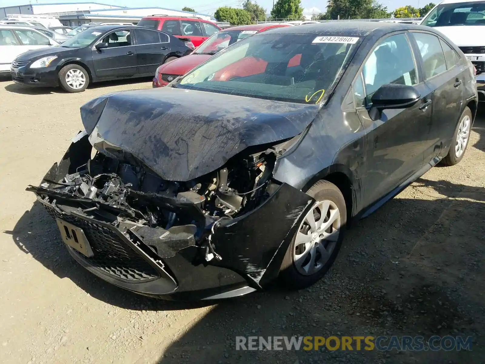 2 Photograph of a damaged car 5YFEPRAE7LP001141 TOYOTA COROLLA 2020