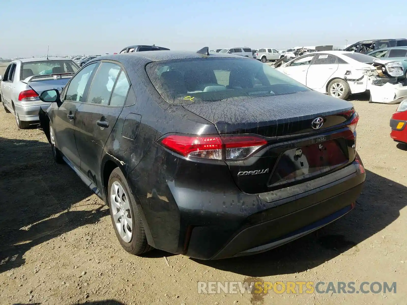 3 Photograph of a damaged car 5YFEPRAE7LP001141 TOYOTA COROLLA 2020